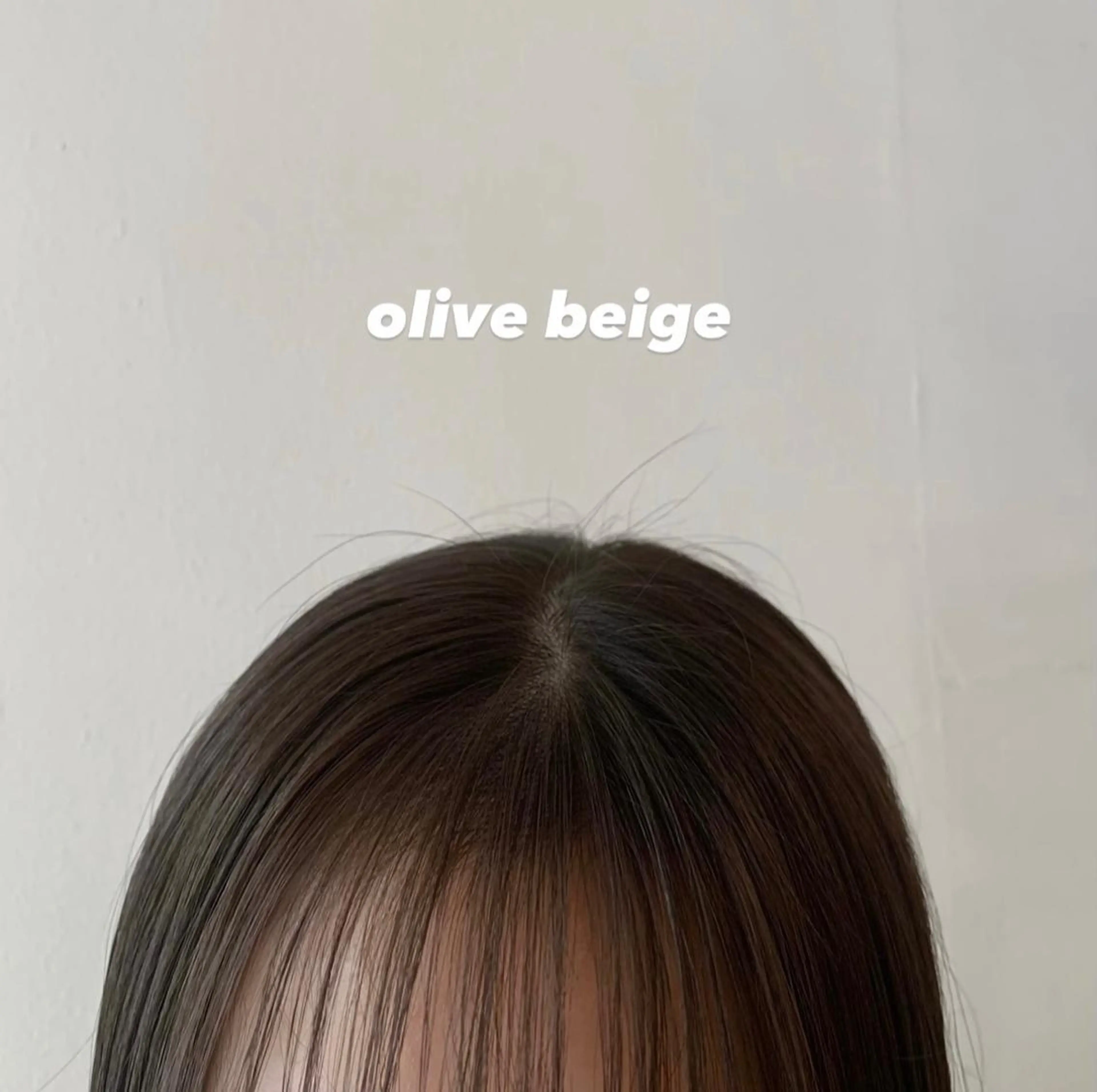 セミロング カラー ヘアアレンジ ベージュカラー オリーブベージュ 🌟アレンジが似合う カラー🌟Rumiのヘアスタイル