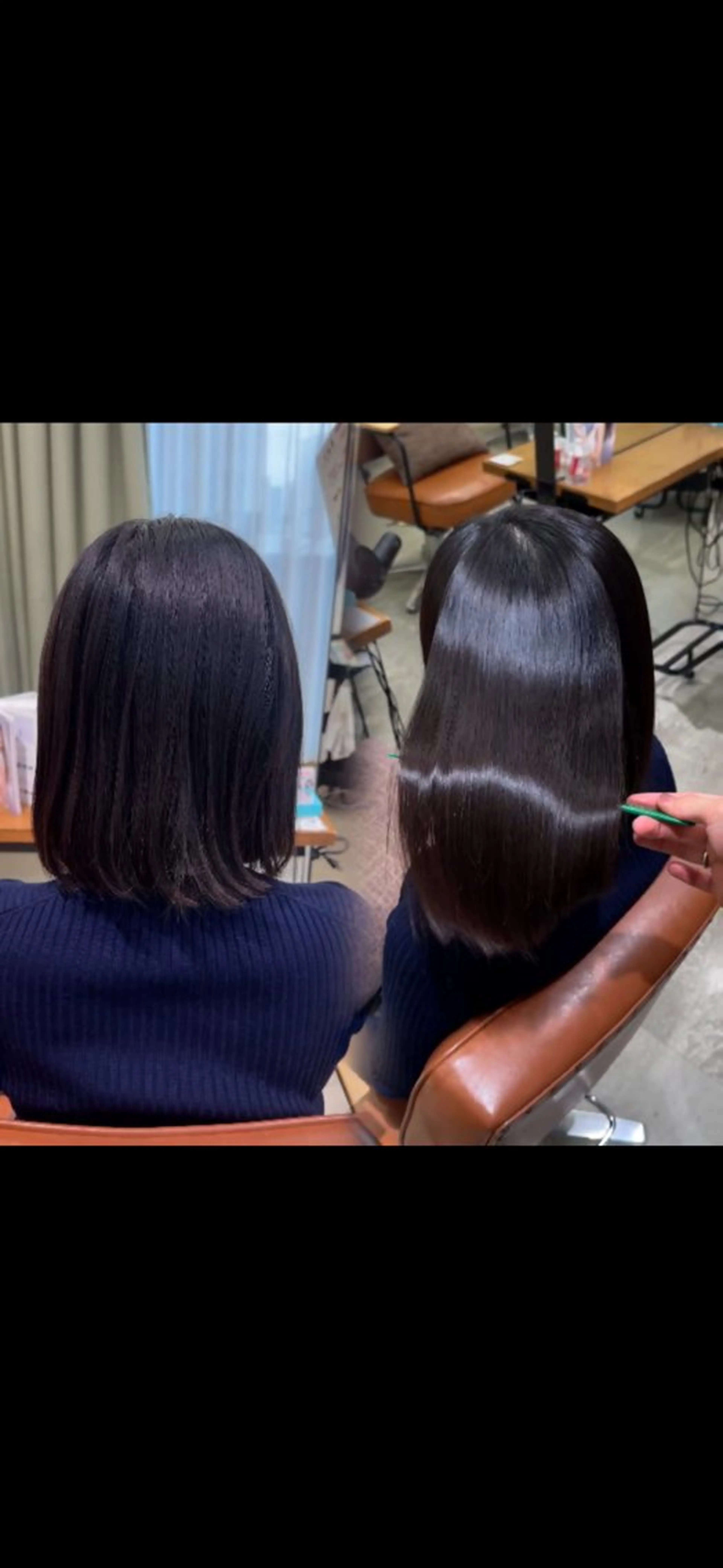 ⭐️ダメージが気になる方におすすめ⭐️【縮毛矯正＋トリートメント】の写真