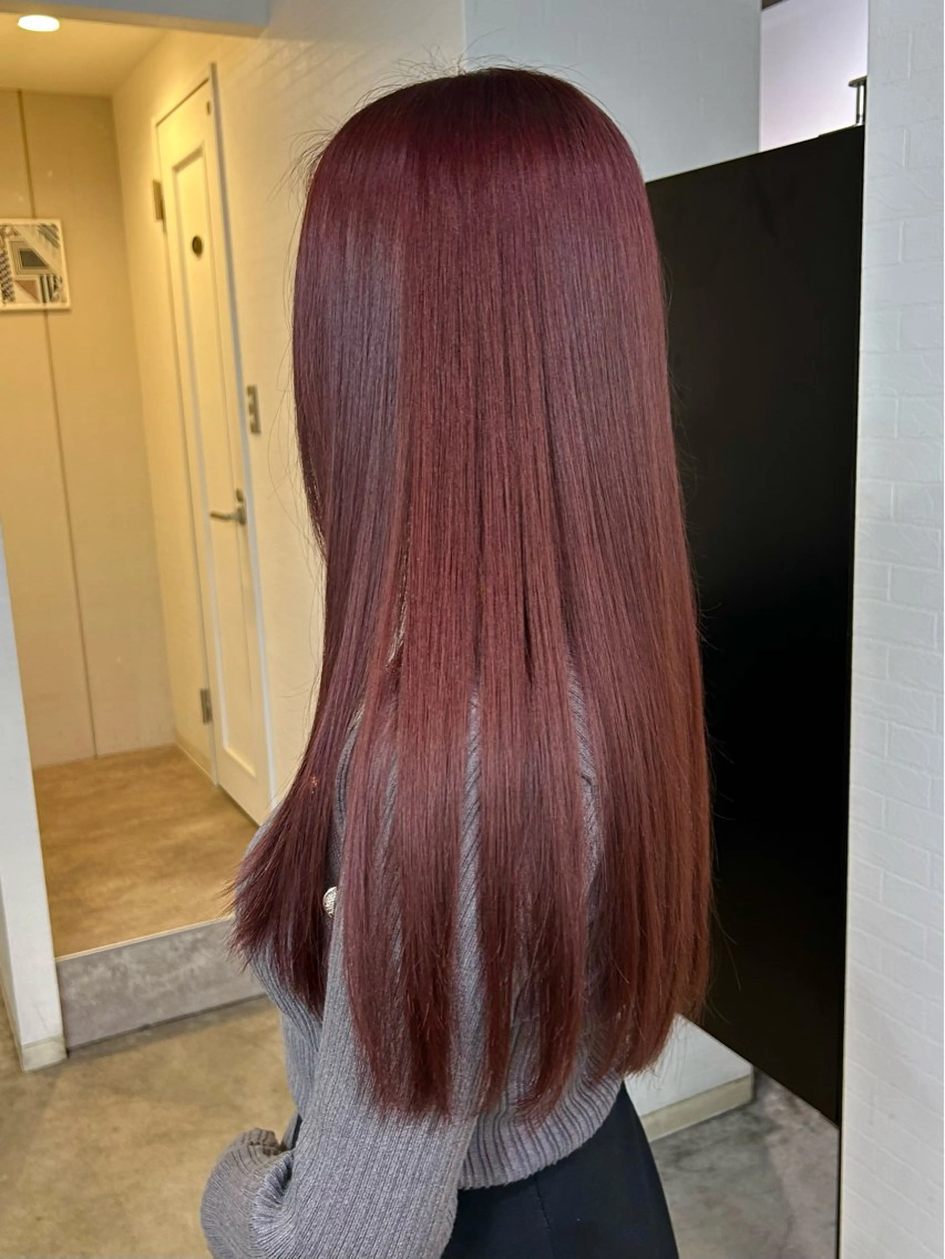 ロング カラー カット ヘアカラー トリートメント 透明感カラー・ 髪質改善🩵イケダのヘアスタイル