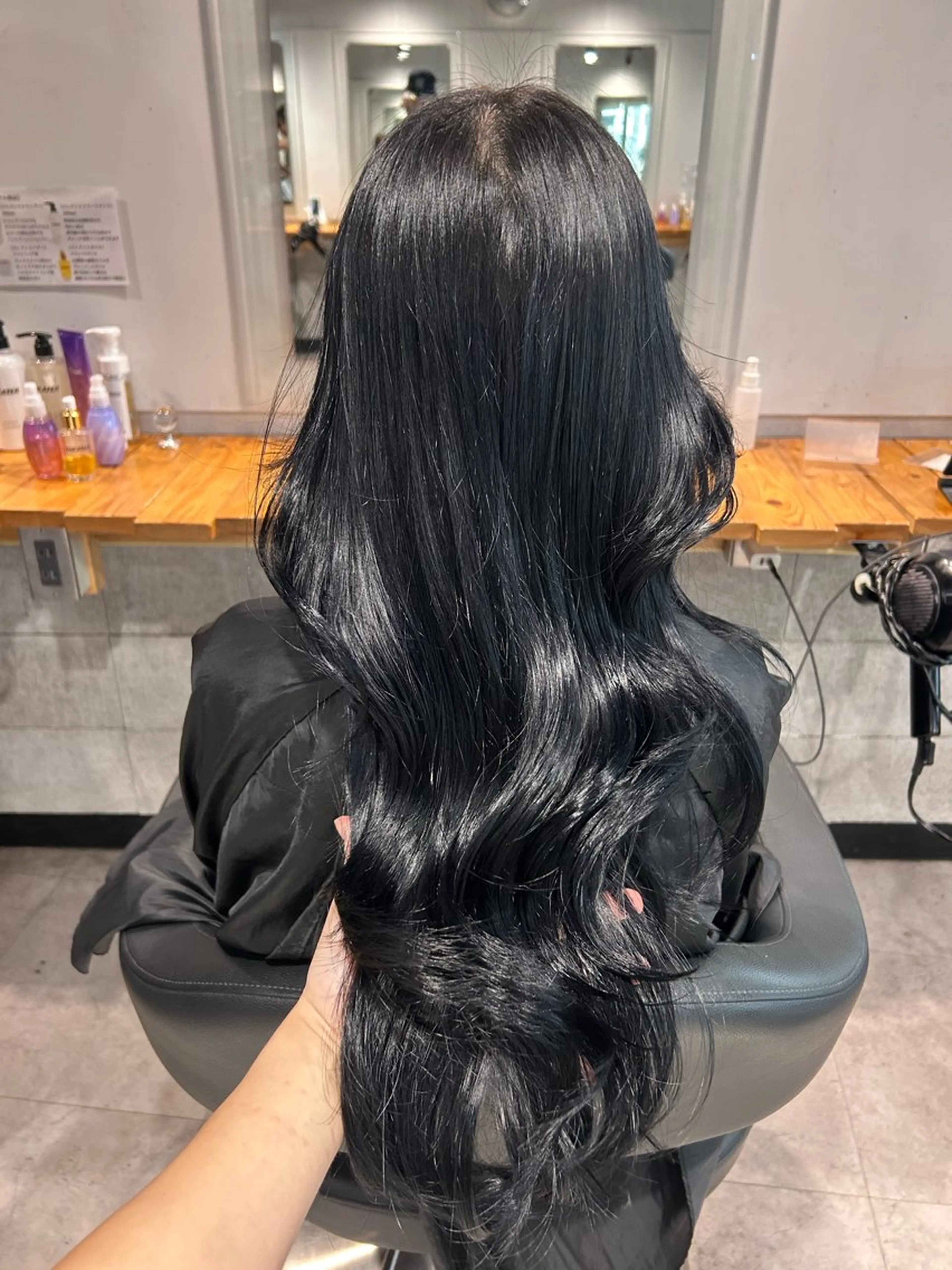 ロング ヘアカラー トリートメント ヘッドスパ レイヤーStyle 🪽菜々実のヘアスタイル