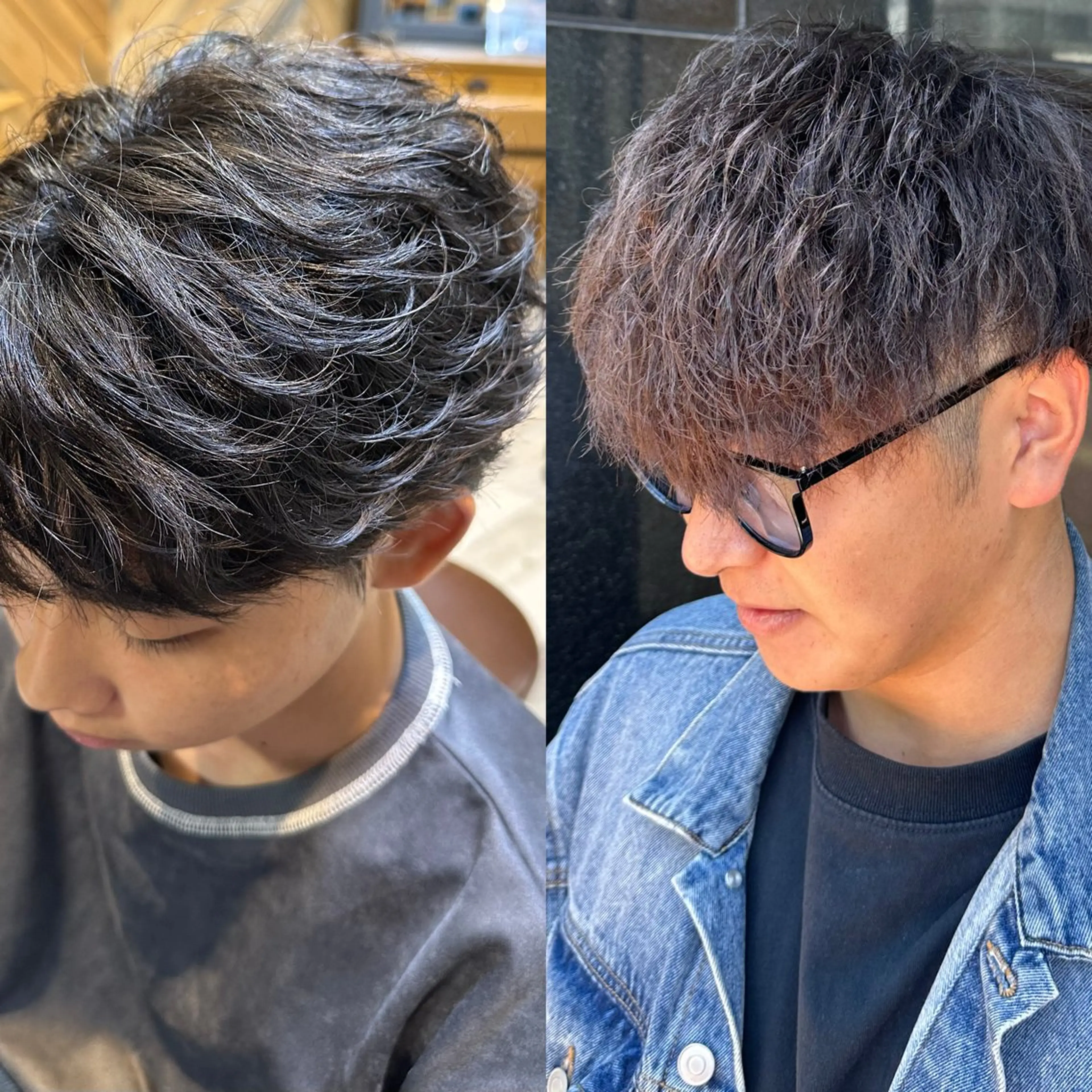 ショート カラー パーマ メンズ 和田 直也のヘアスタイル