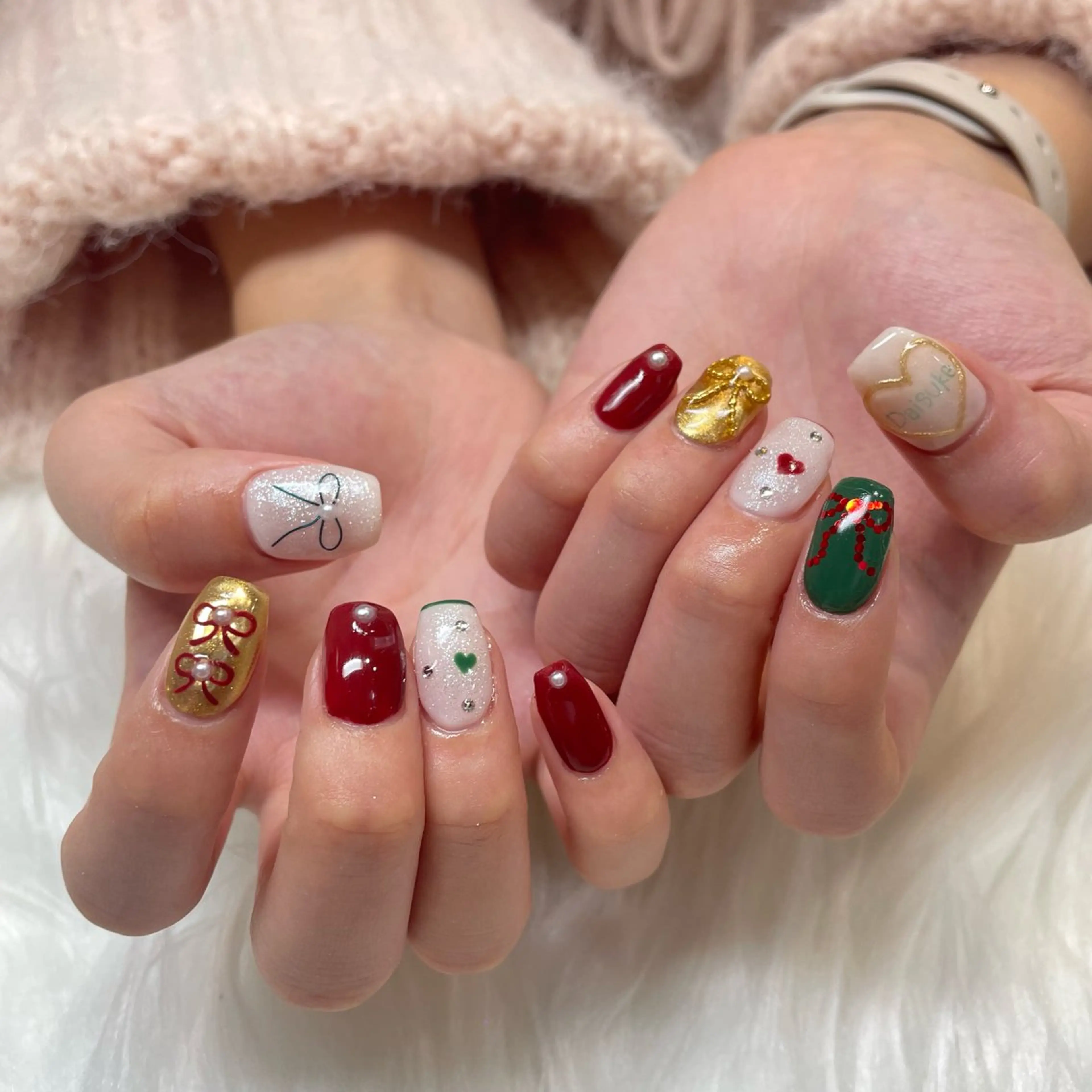 ネイル ハンドネイル 新井 ひなののネイルデザイン