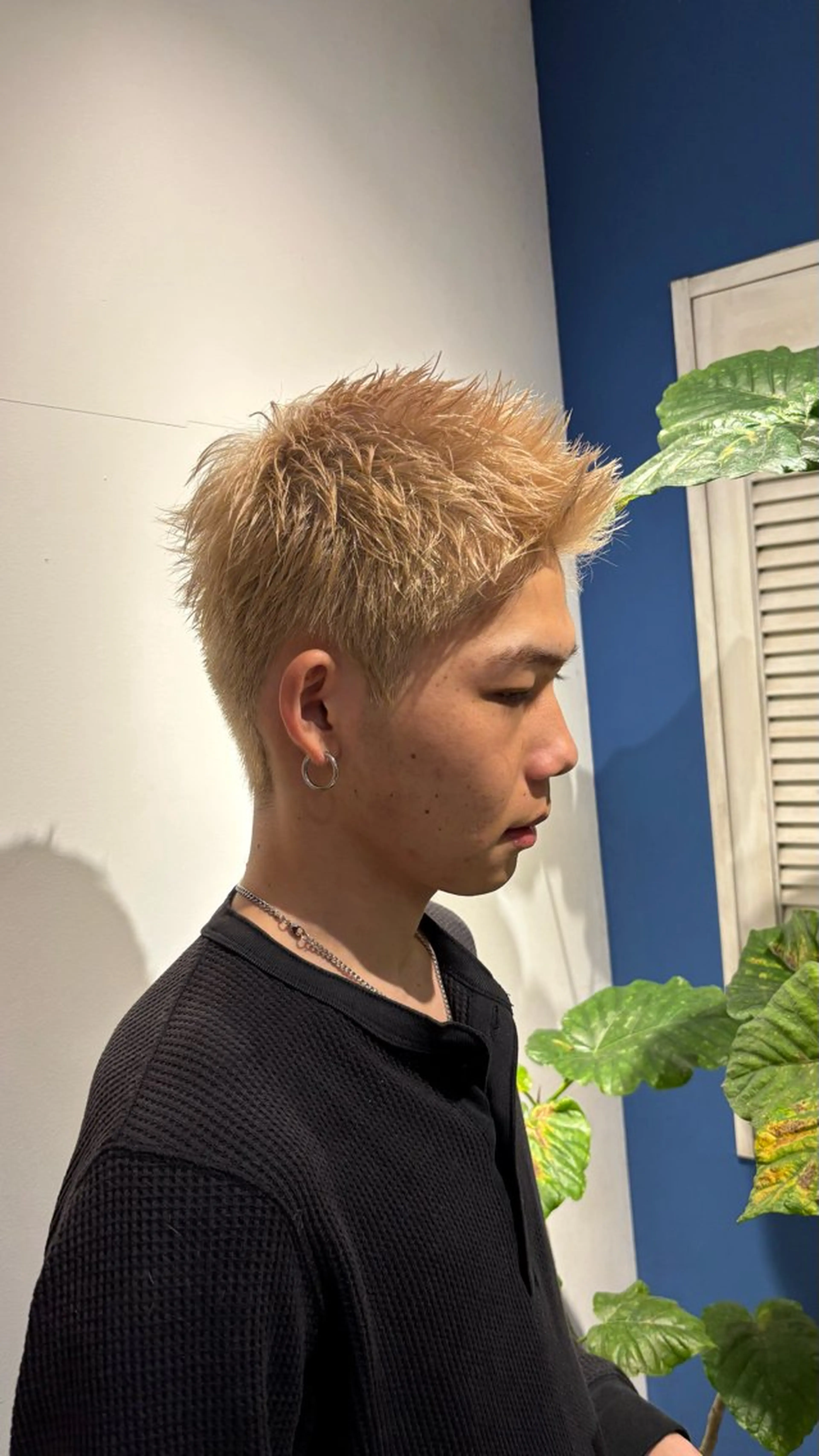 ショート カラー メンズ EARTH三鷹 KOKOROのヘアスタイル