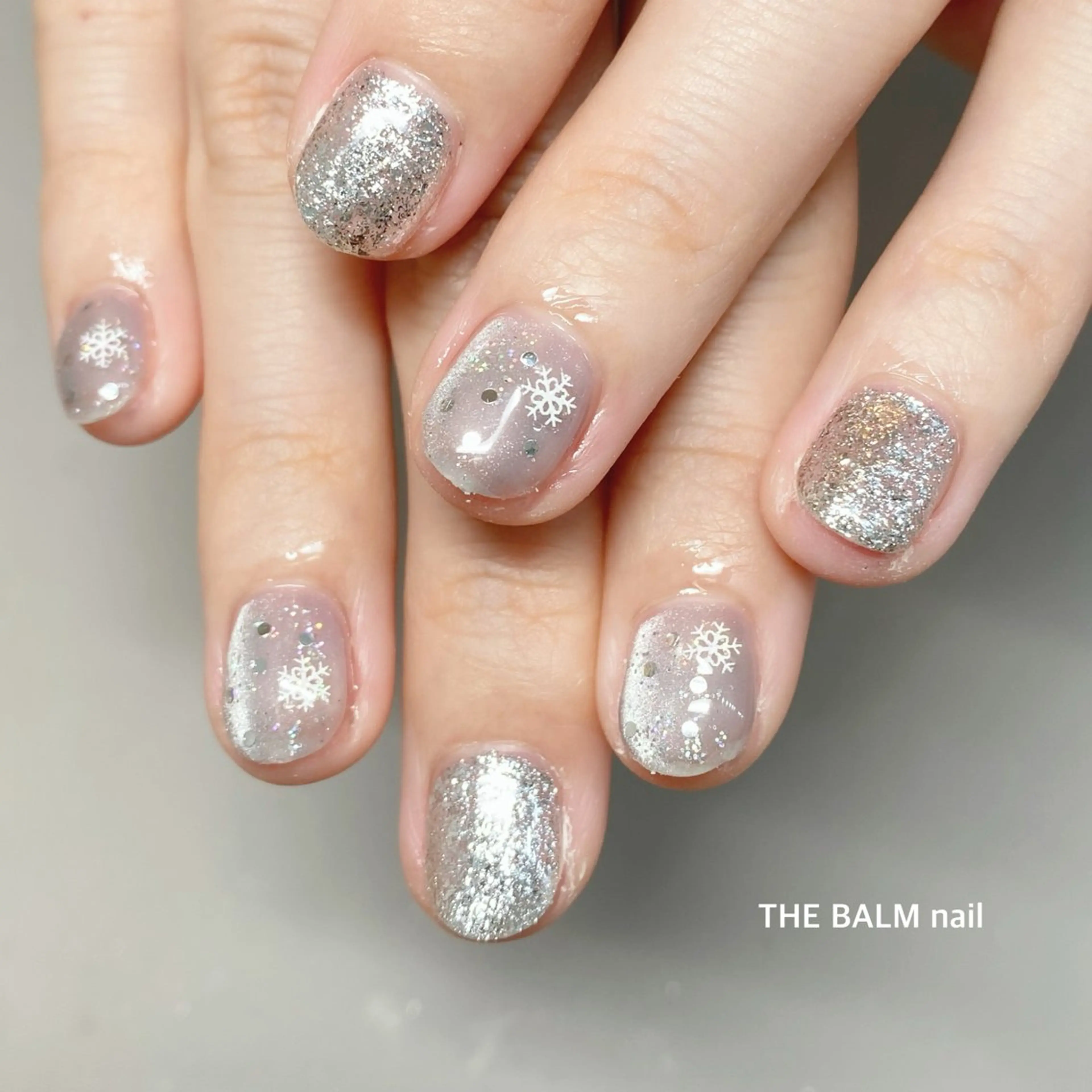 ネイル 艶/マグネット/網紅 /韓国/岩下りほのネイルデザイン