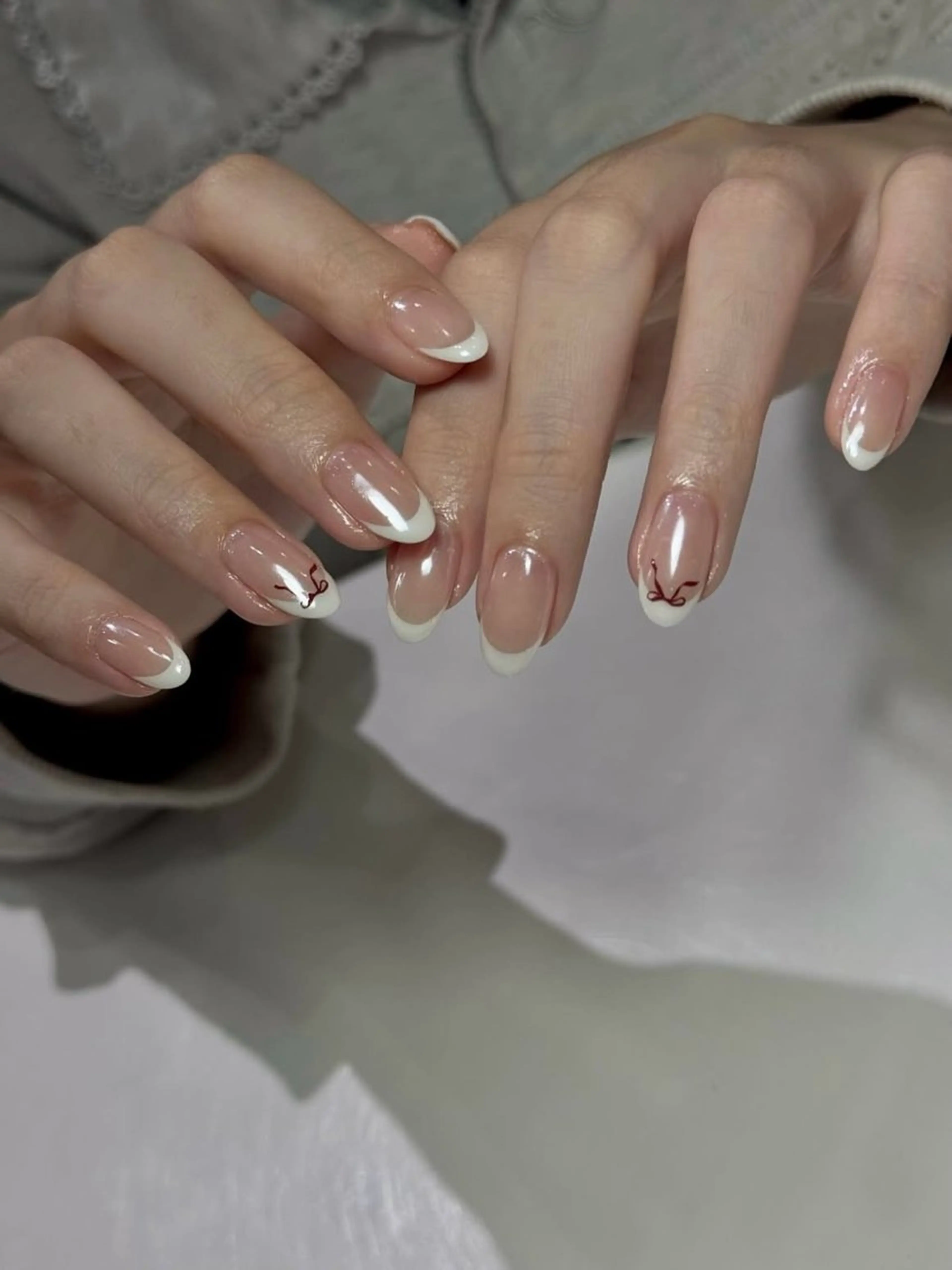 ネイル アートネイル オーロラネイル ブルー チークネイル フットネイル ハンドネイル NAILS168 新大久保店のネイルデザイン