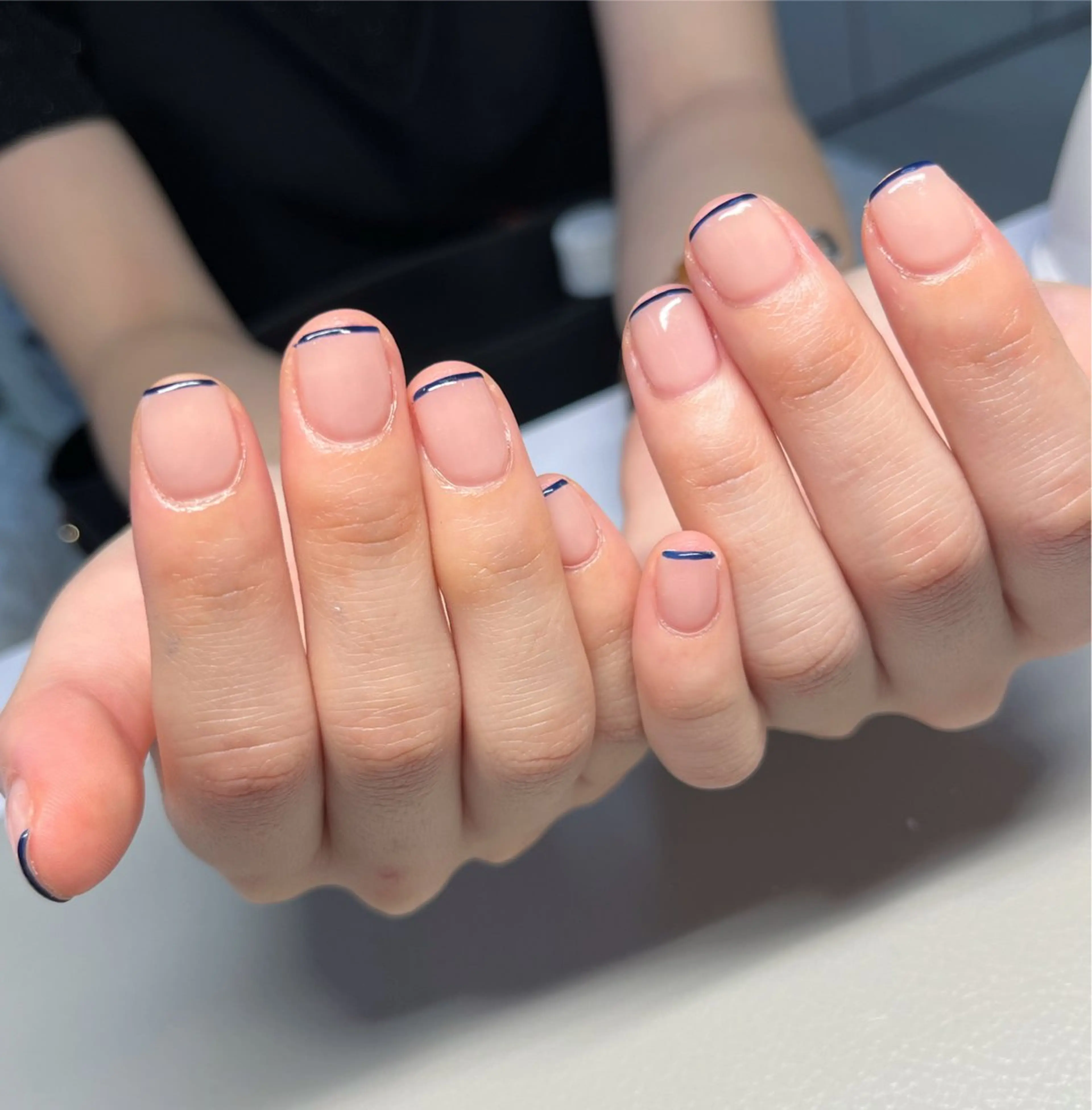 ネイル フレンチネイル 587nail *のネイルデザイン