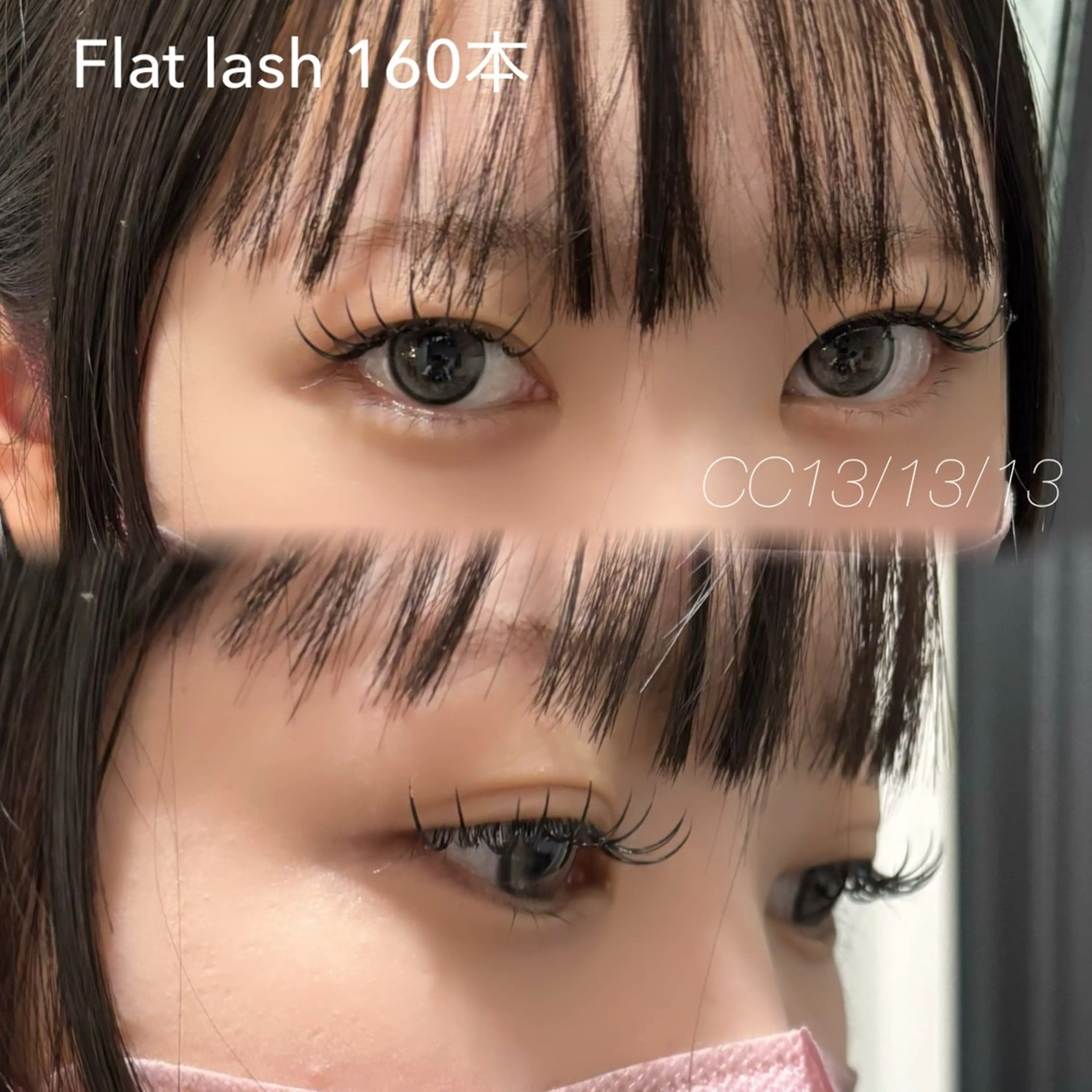 マツエク・マツパ フラットラッシュ マツエク 〖AIMA〗Momo (モモコ/桃子)のマツエク・マツパデザイン