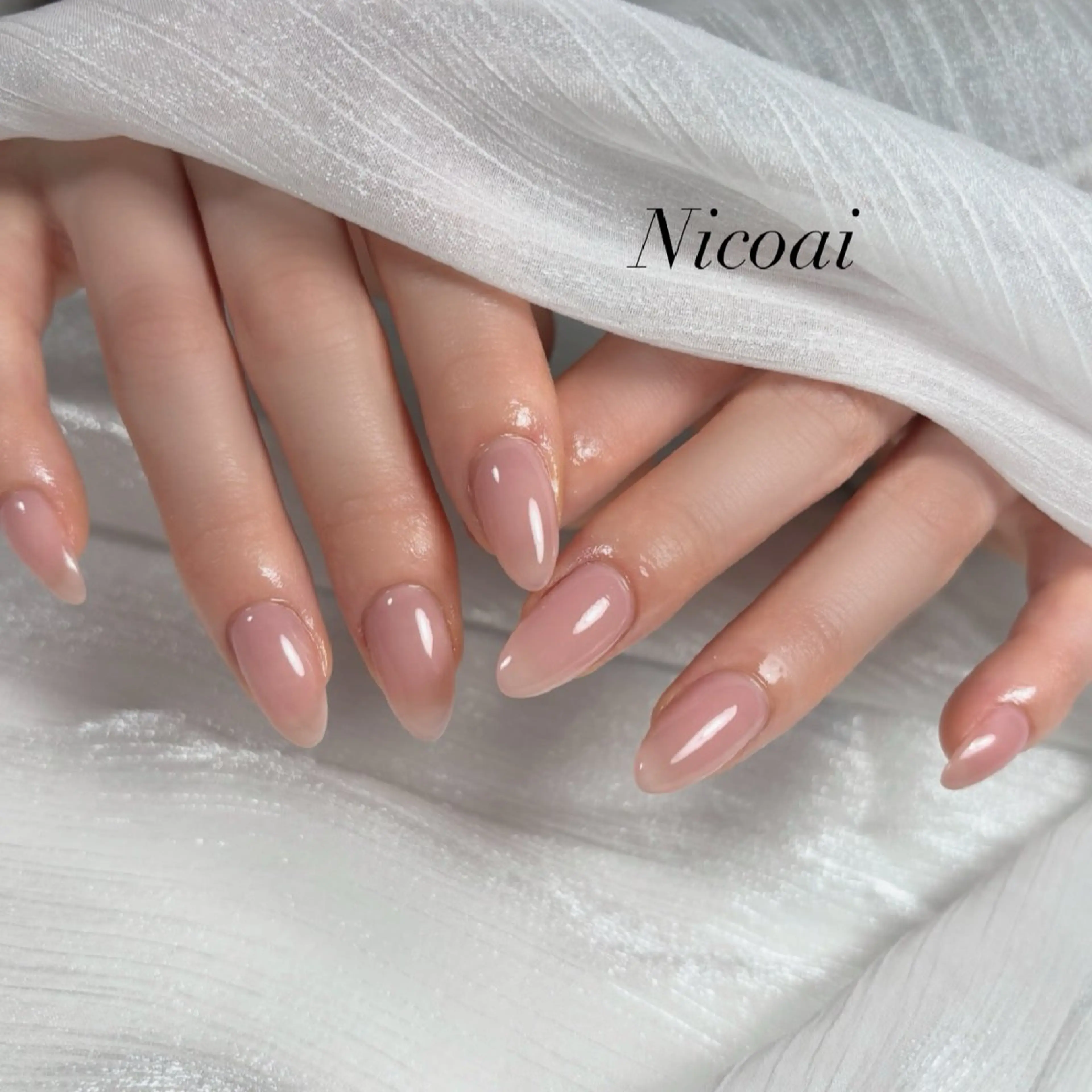 ネイル ワンカラーネイル NailSalon Nicoaiのネイルデザイン