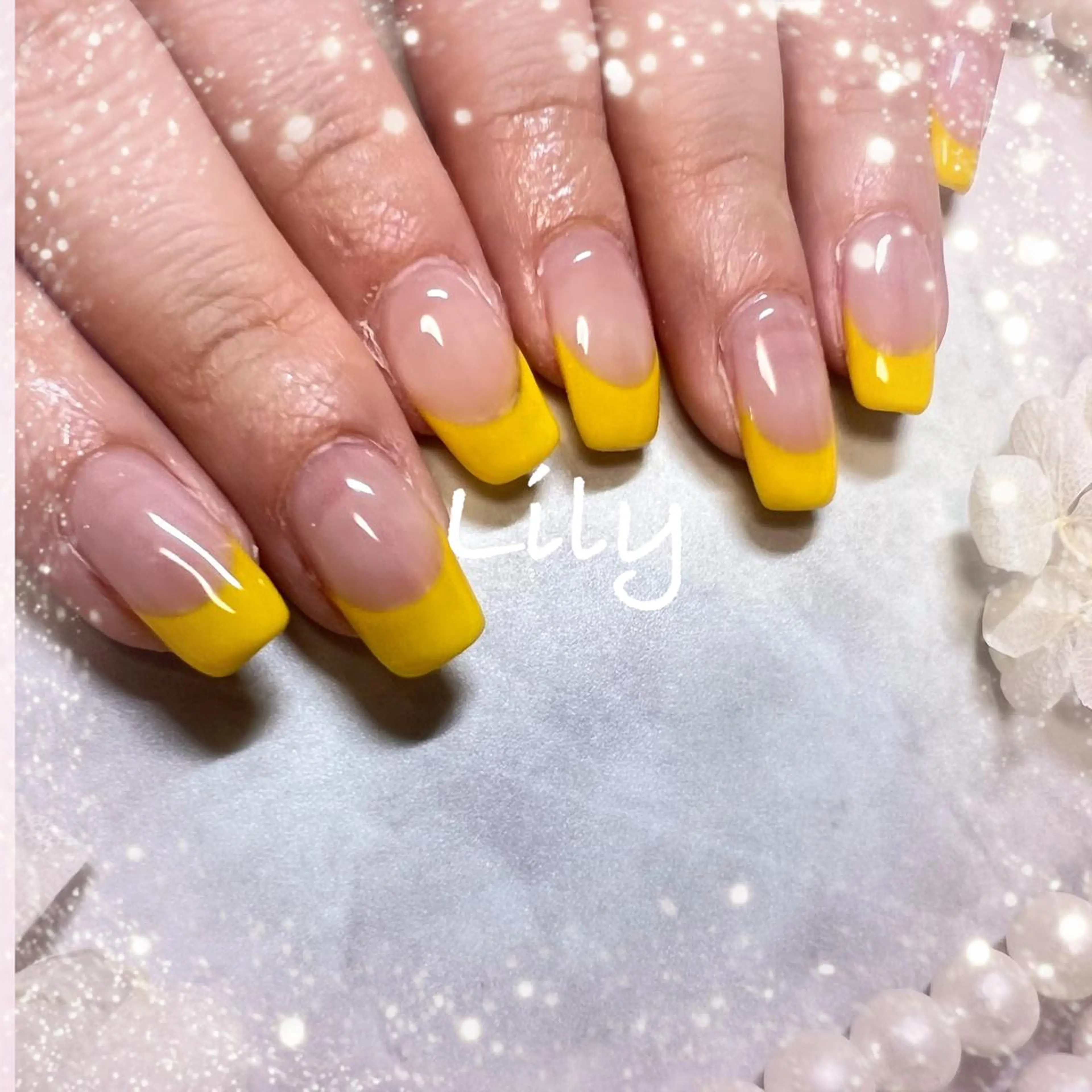 ネイル ハンドネイル Lily*nail 🌻Mii🌻のネイルデザイン