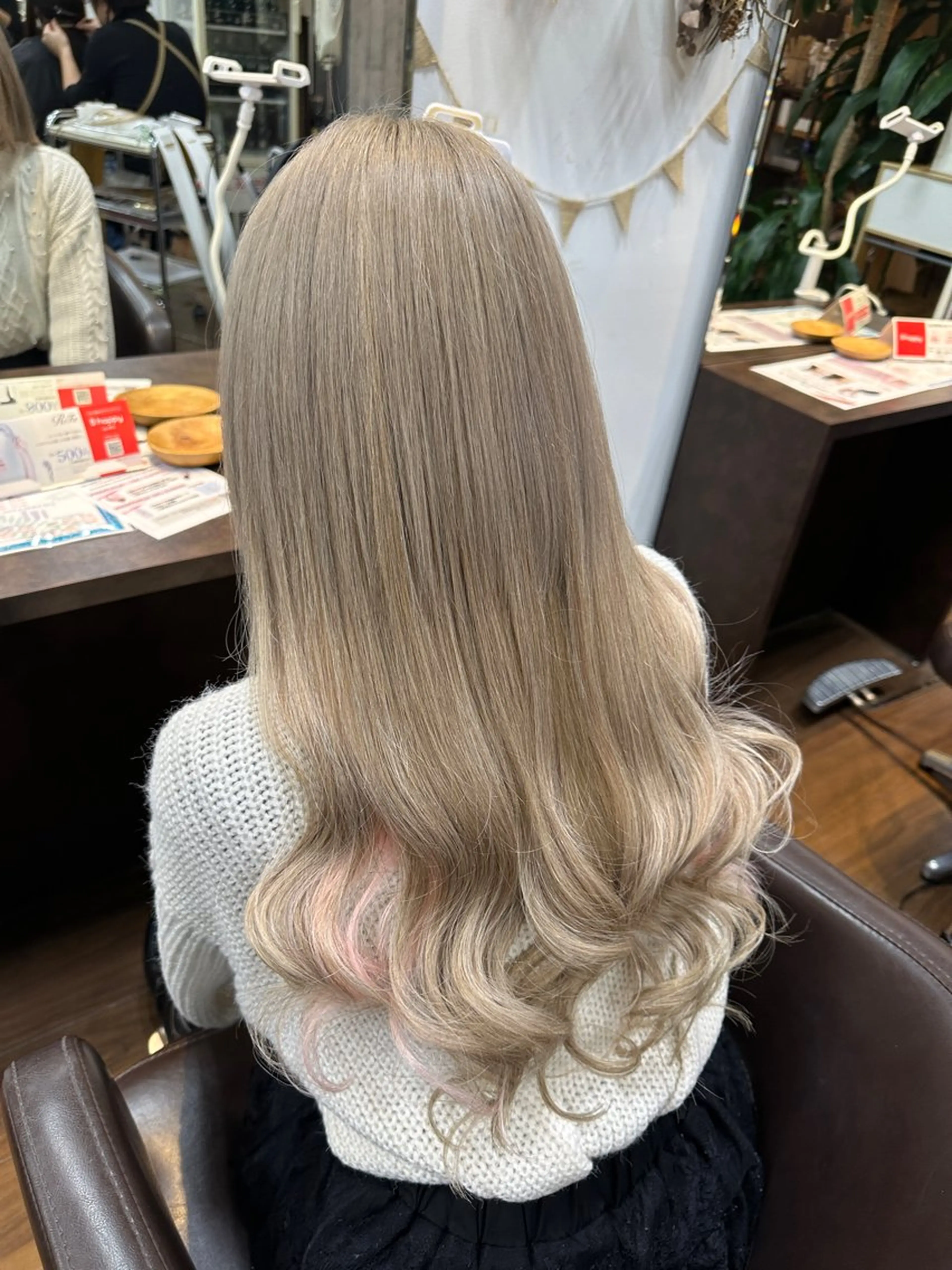 ロング エクステ 植田 /エクステ /ブリーチ/髪質改善のヘアスタイル