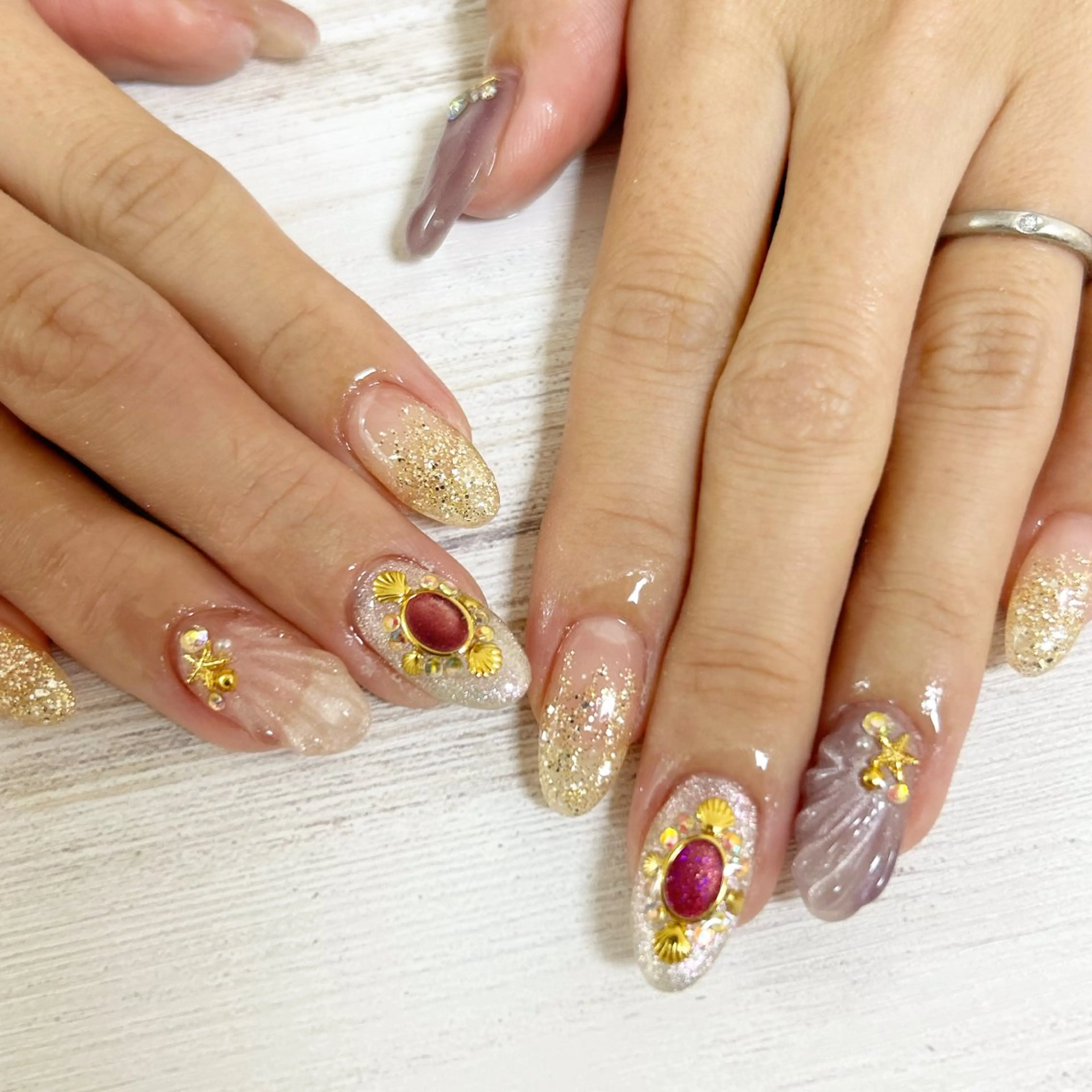 ネイル 東十条muumii ネイルまつ毛のネイルデザイン