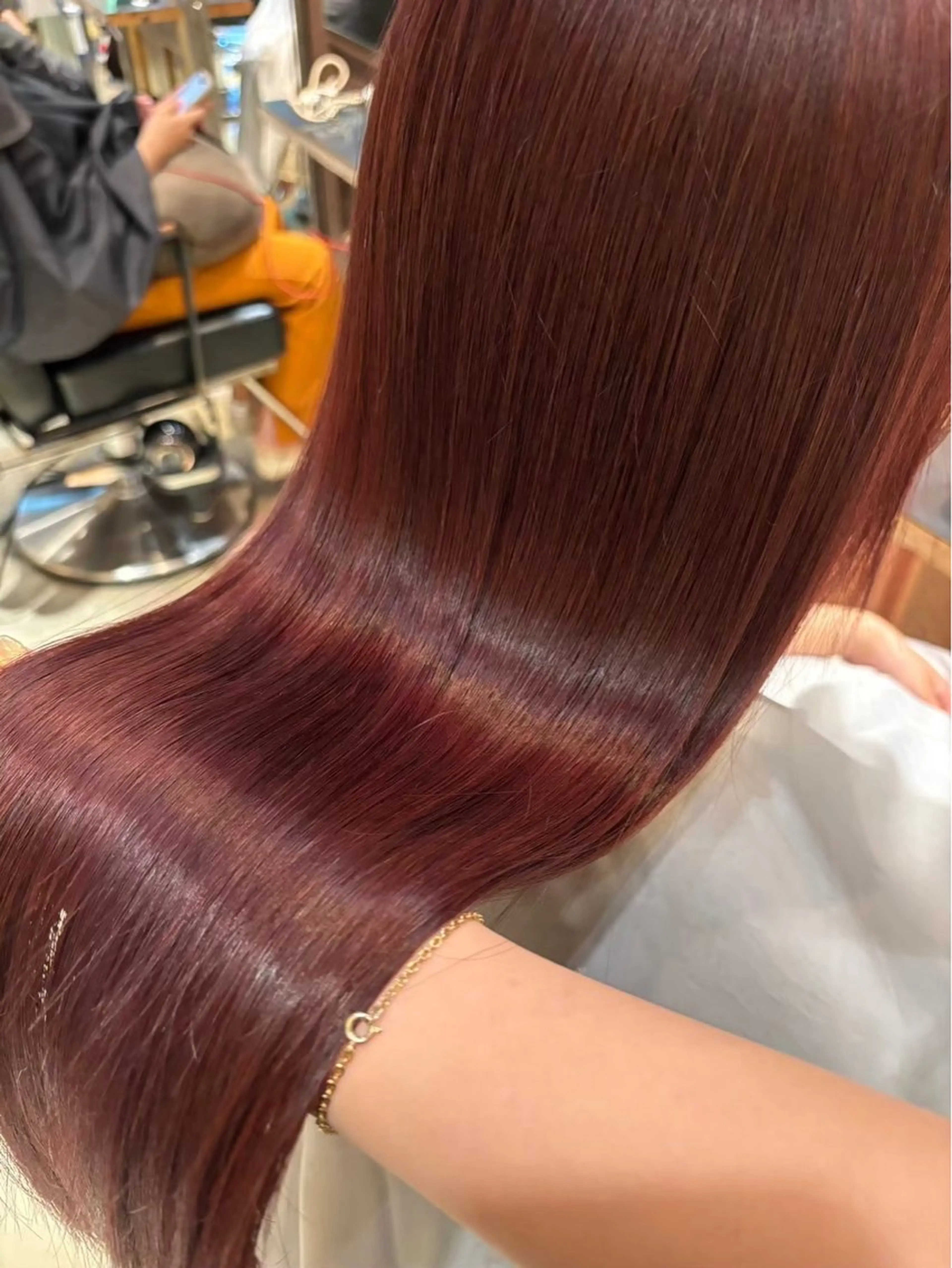 ロング 縮毛矯正 hana /ナチュラルカラーのヘアスタイル