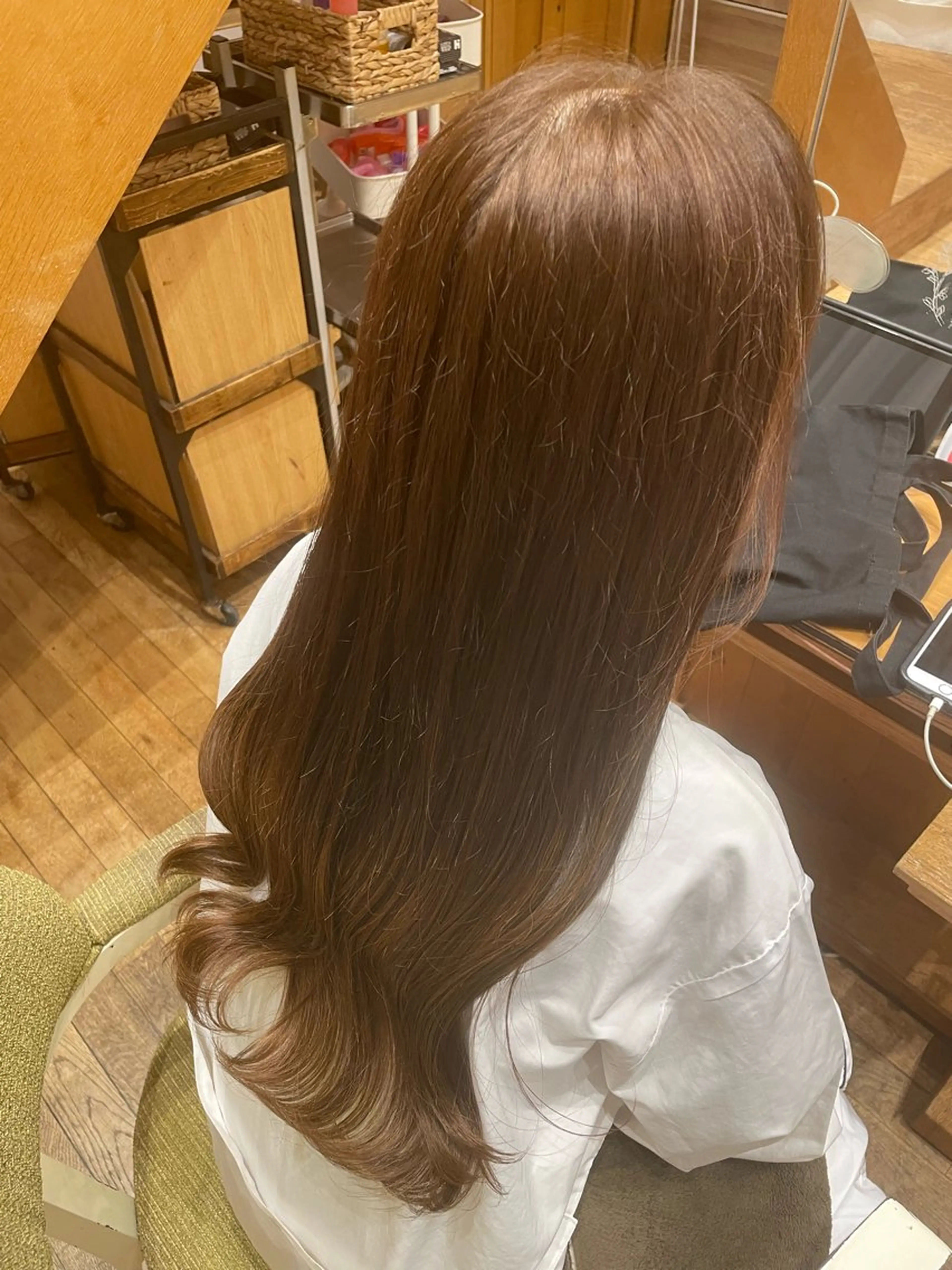ロング カラー 透明感カラー パーマ／似合わせヘア 嶋 彩芽のヘアスタイル