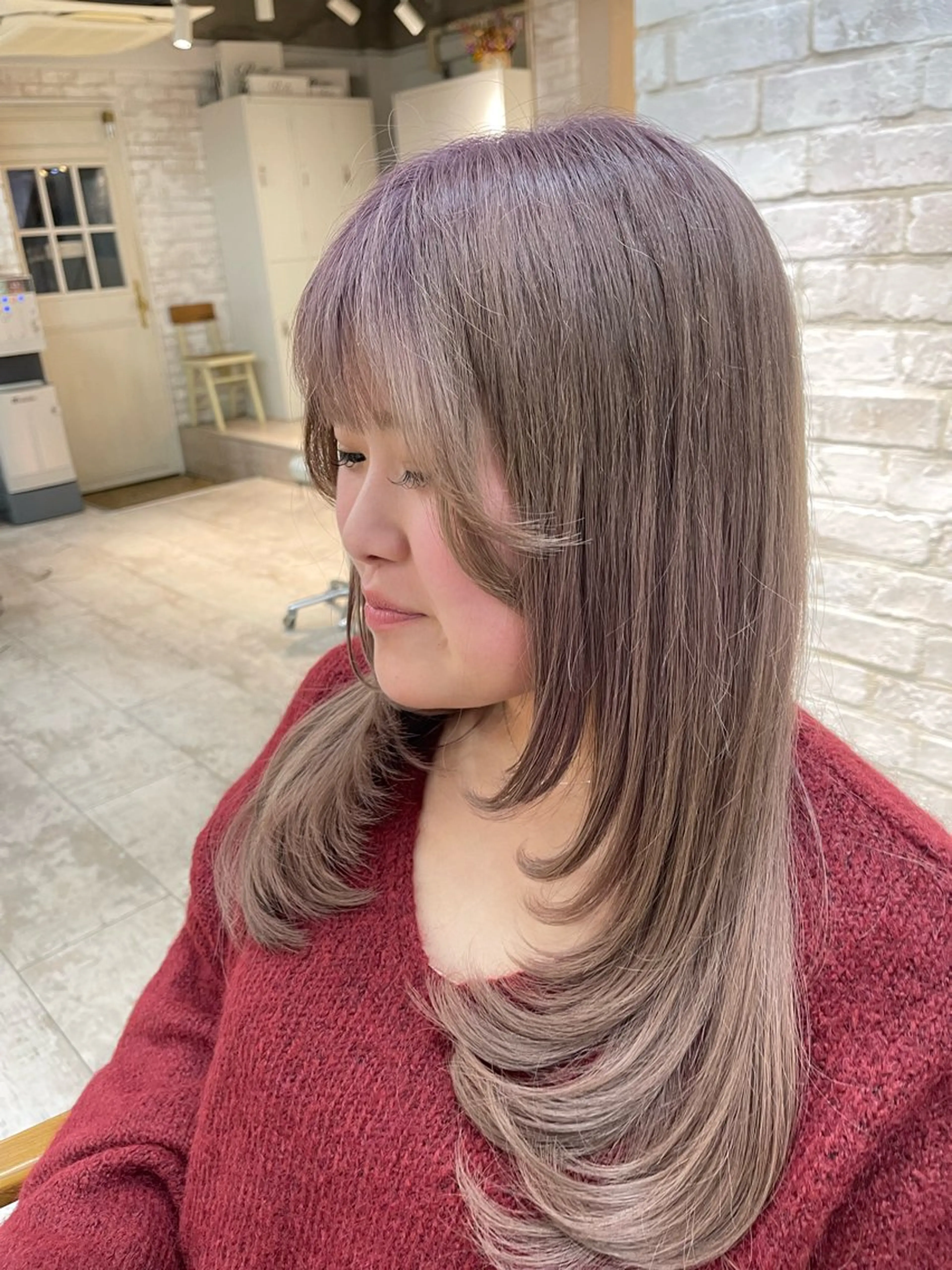 ロング ハイレイヤー レイヤーカット 髪質改善/ブリーチ takashiのヘアスタイル