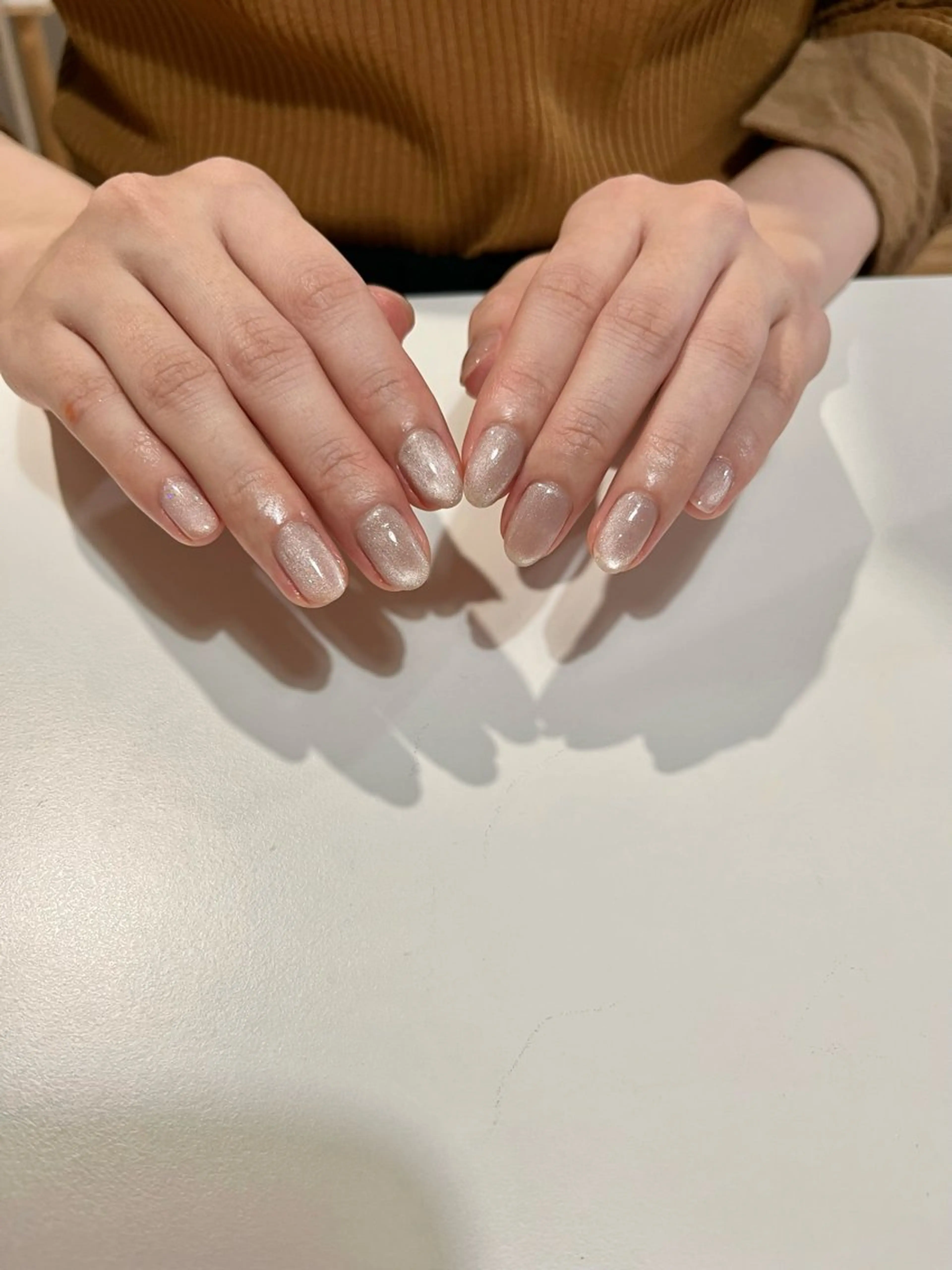 ネイル マグネットネイル ワンカラーネイル HARUNOKA misakiのネイルデザイン