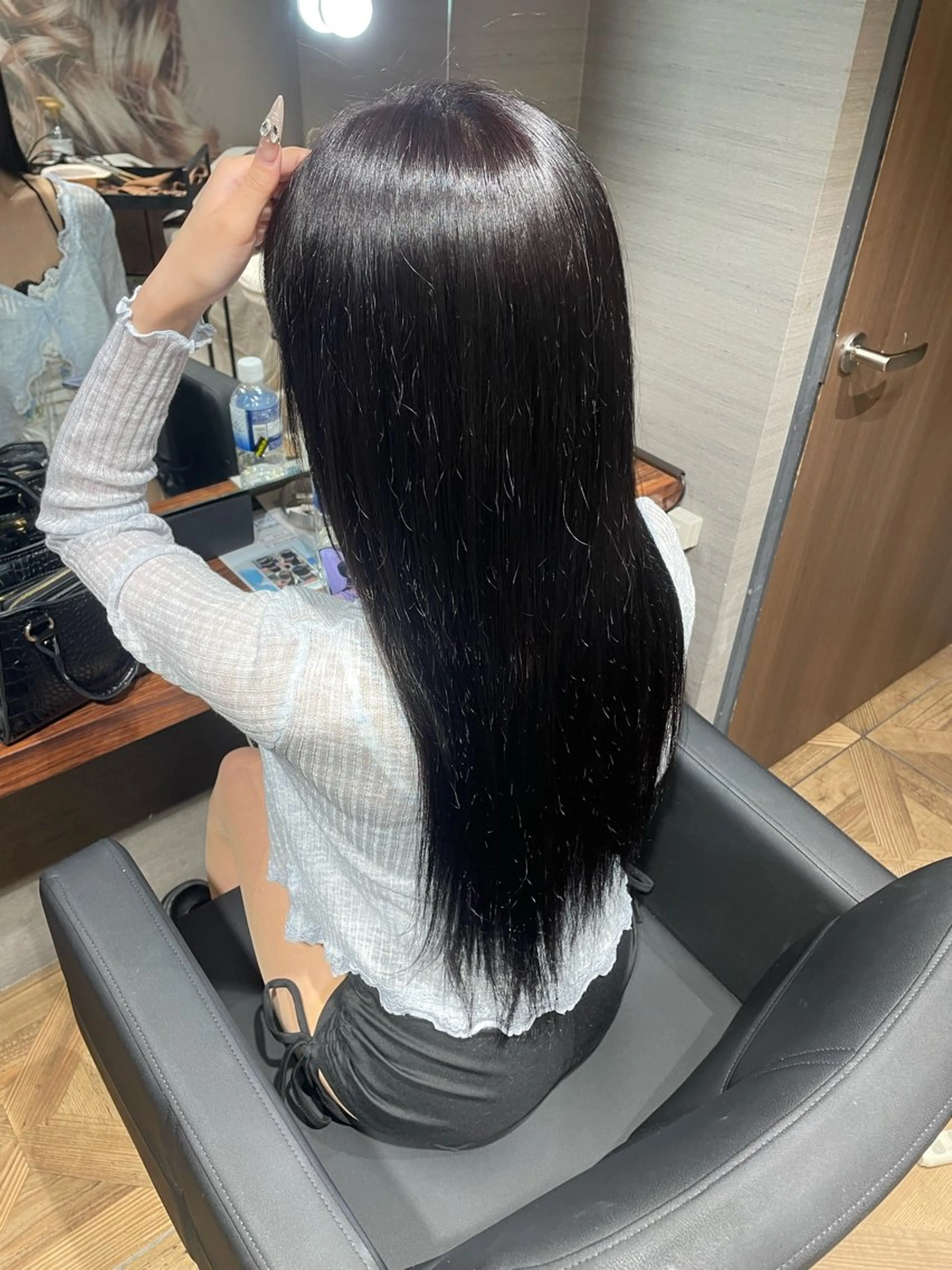 【最高級ランクの毛質】次世代型羽エクステ80本+カラーの写真