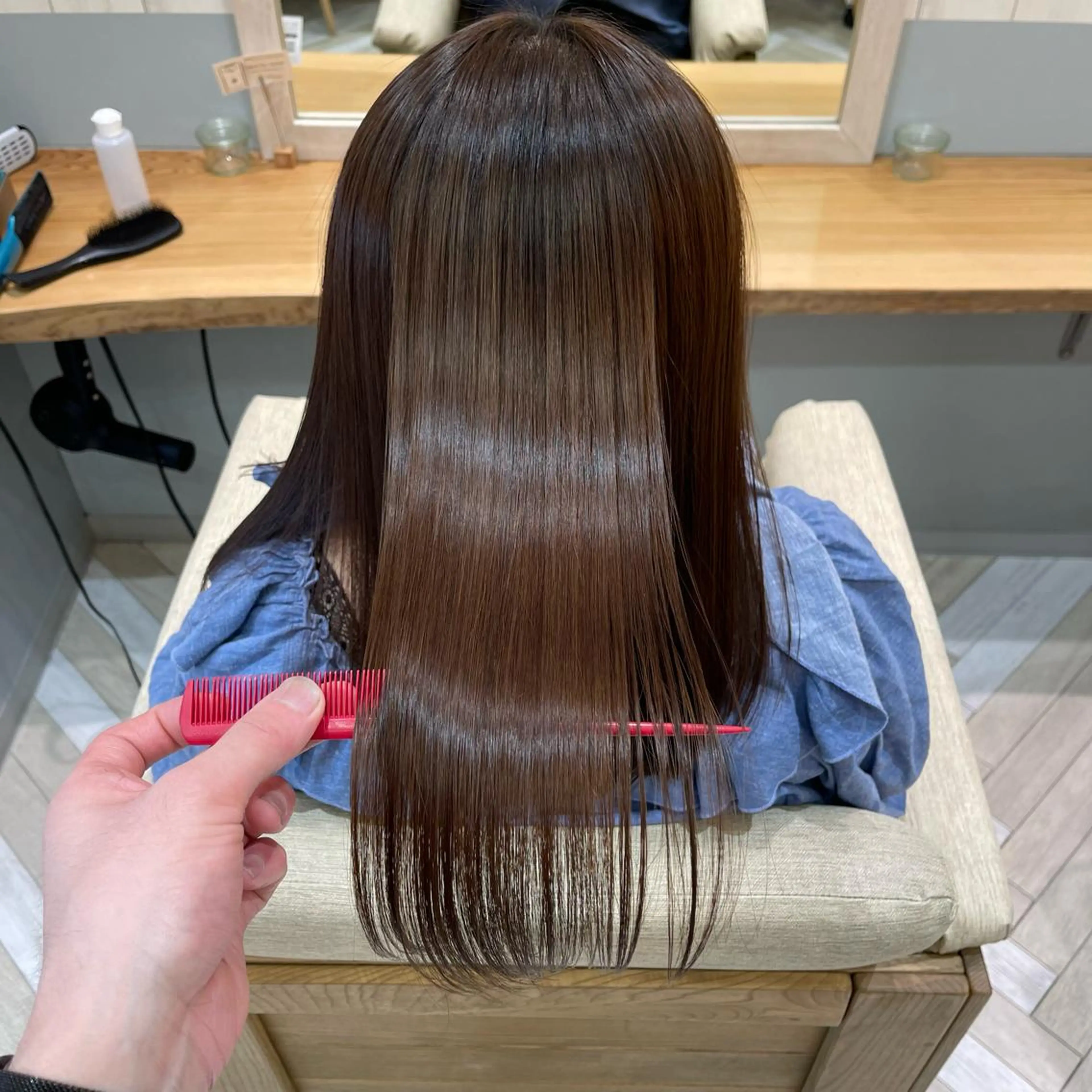 ロング カラー 新宿/髪質改善/ボブ 韓国レイヤー大重聖斗のヘアスタイル