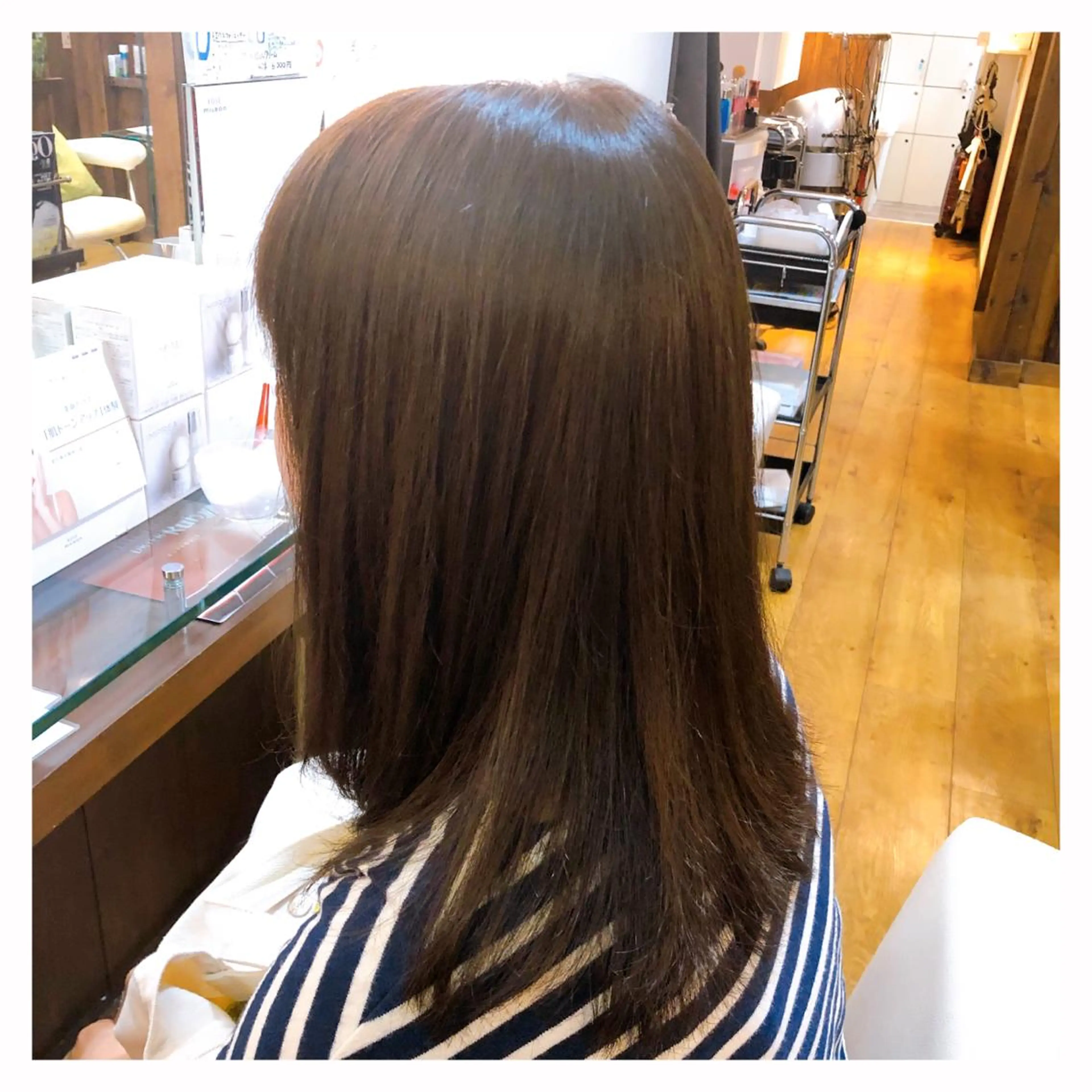 【全員】前髪カット+ダメージ軽減カラーの写真