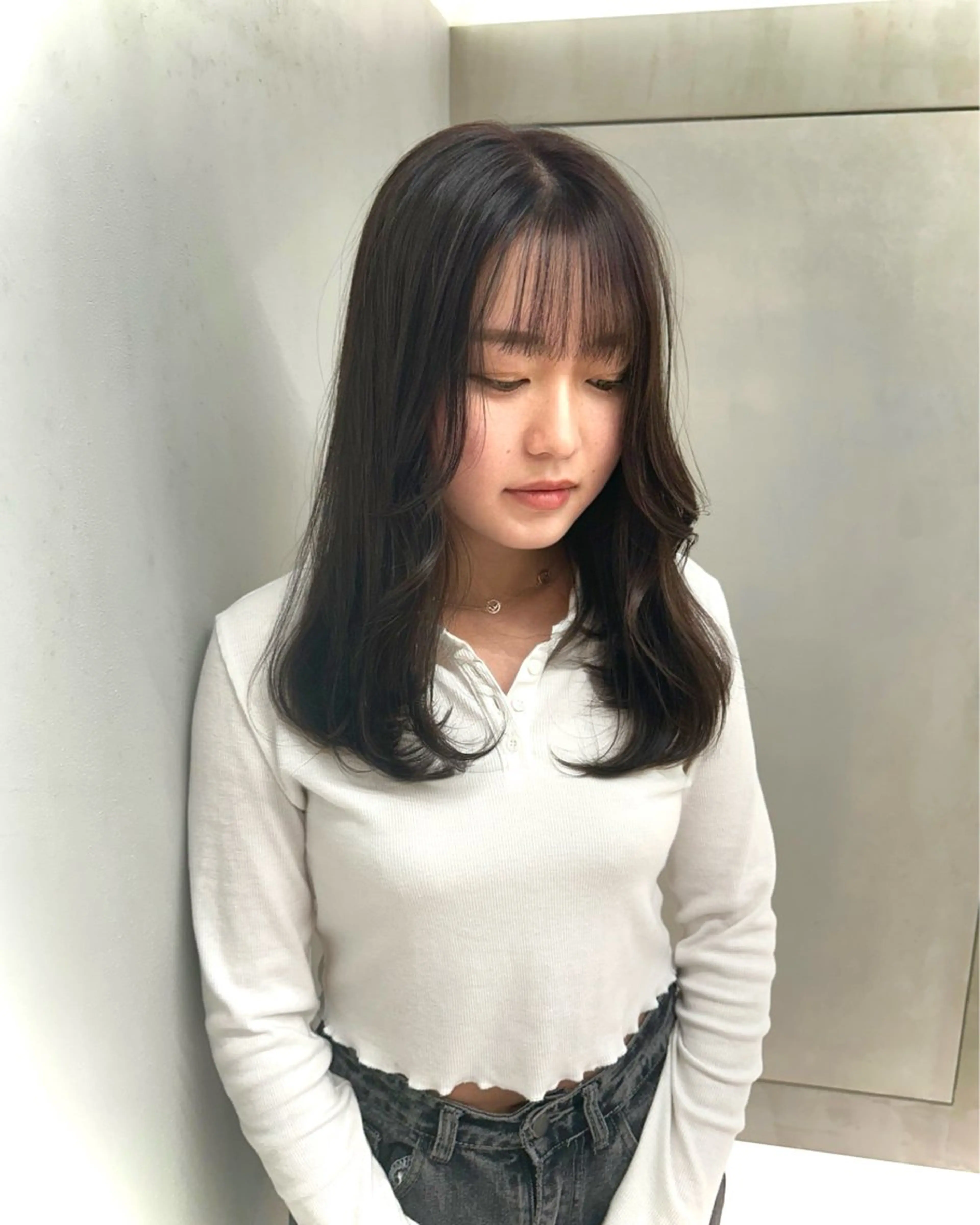 ✨透明感color✨ ワンカラー➕カット➕2stepトリートメントの写真