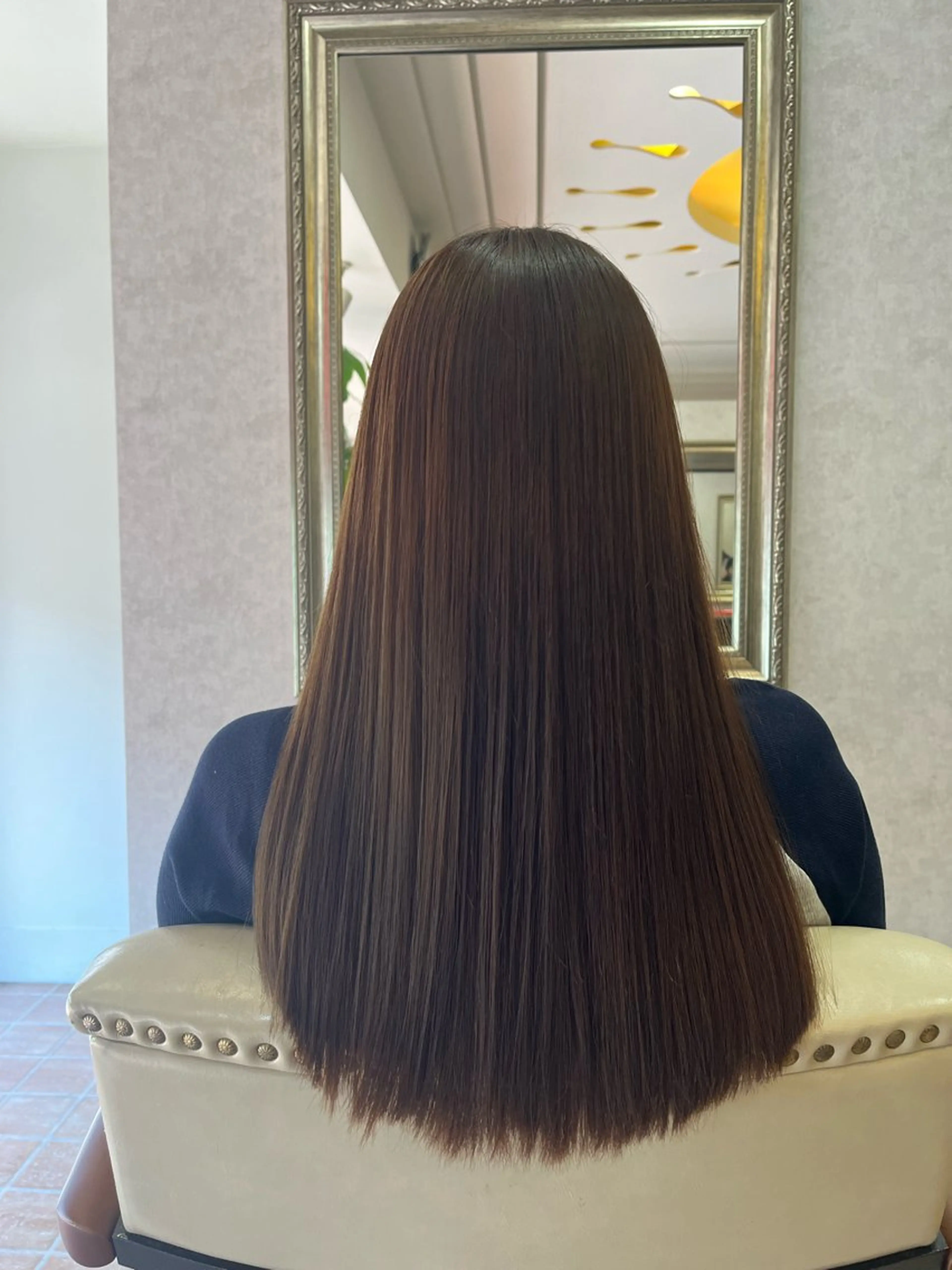 ロング カラー ベージュカラー ブラウンカラー カット 縮毛矯正 トリートメント 🔷岡村主明🔷 Lafestaのヘアスタイル