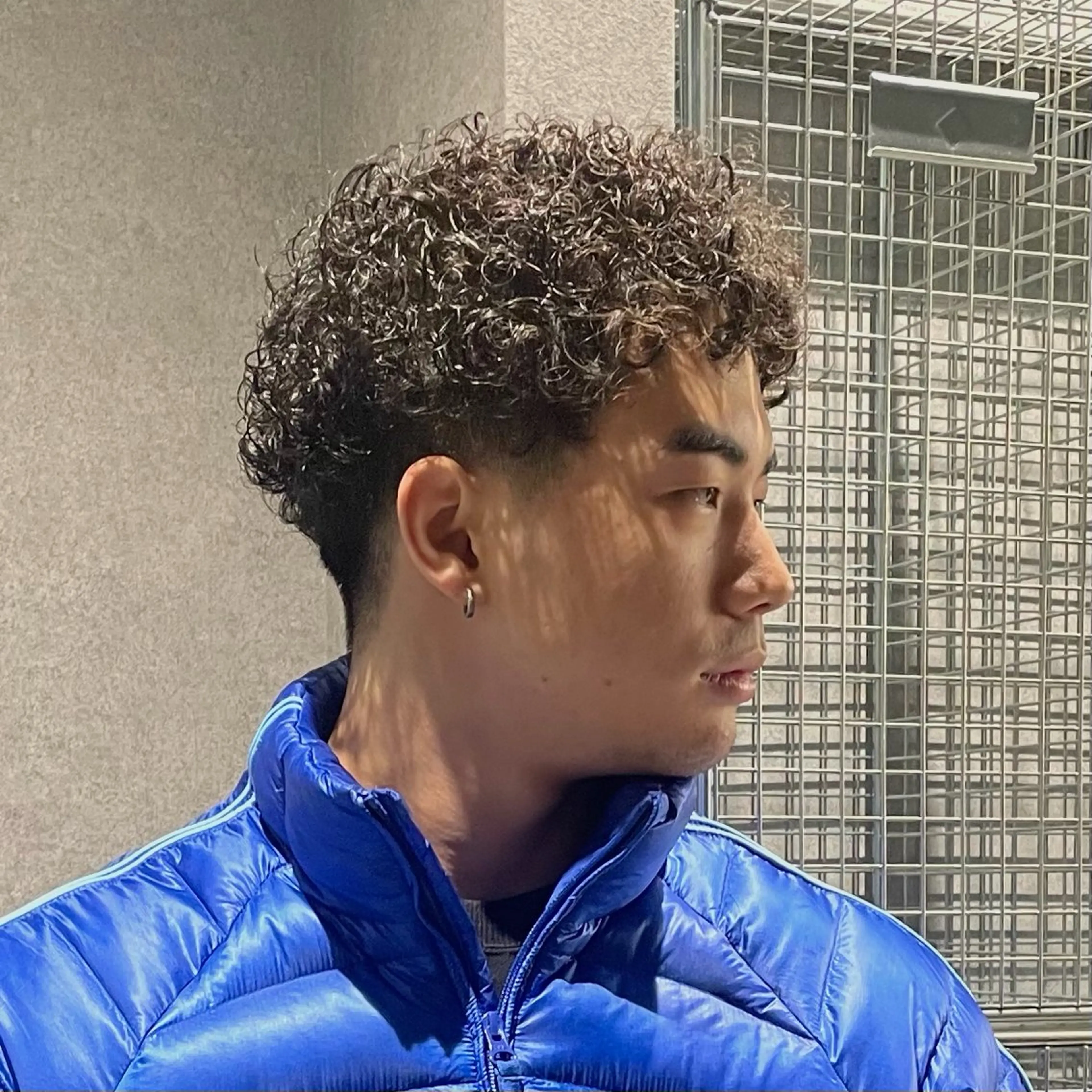 パーマ メンズ カット パーマ 志村 シュンスケのヘアスタイル