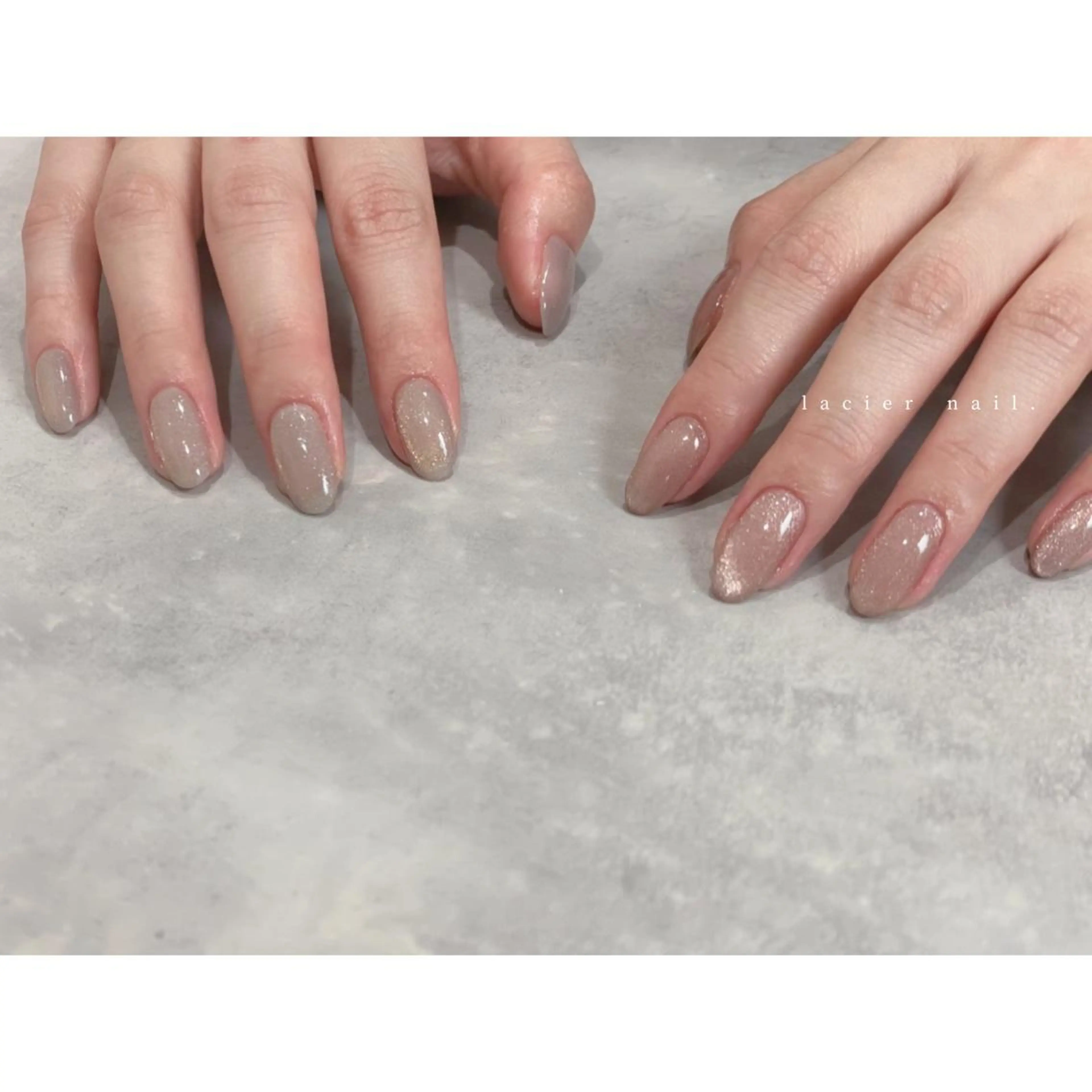 ネイル アートネイル フレンチネイル 氷ネイル・うるうるネイル マグネットネイル ミラーネイル lacier nailのネイルデザイン
