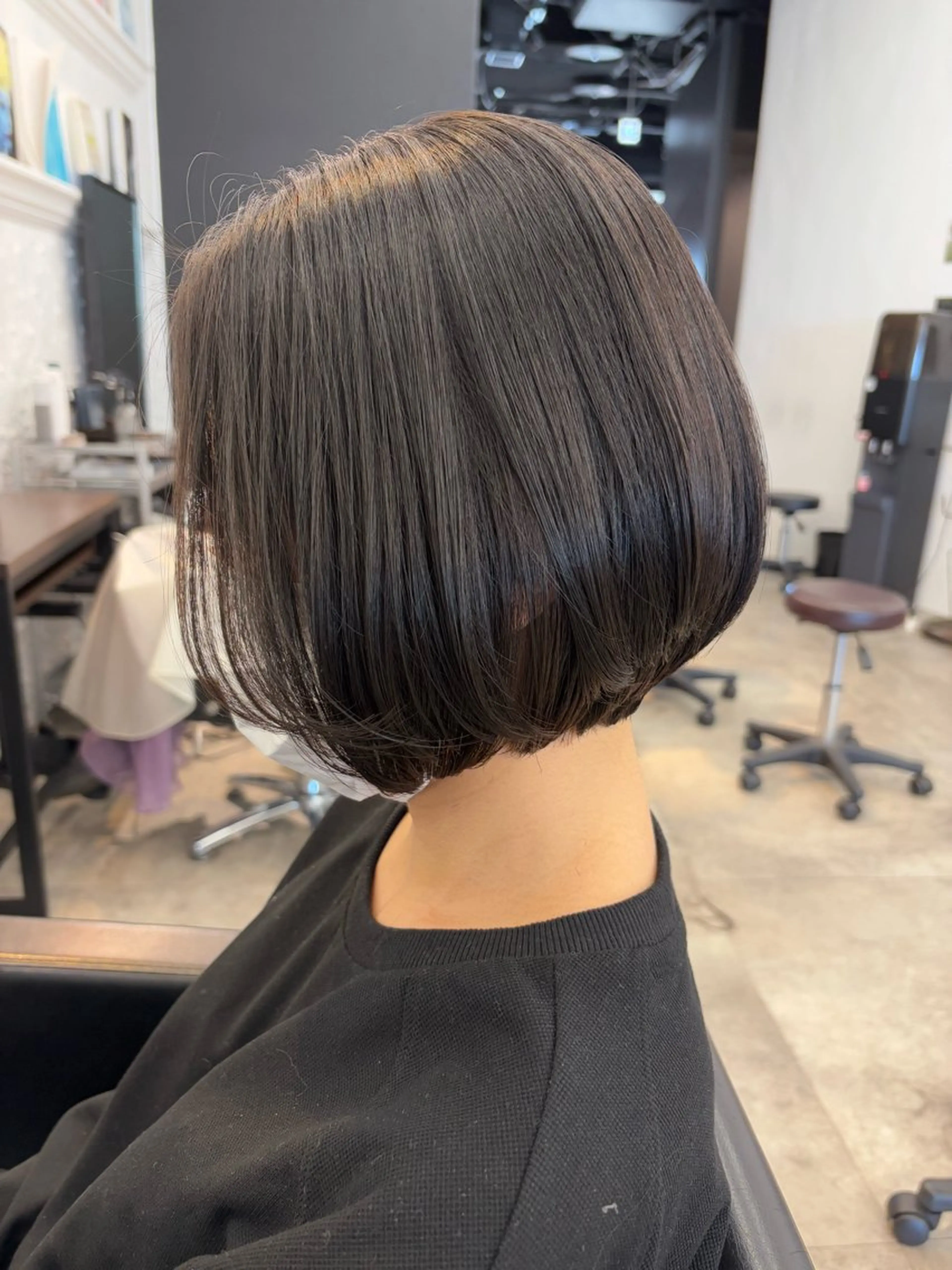 ショート カラー ヘアアレンジ ショートボブ ボブ ショートヘア 🌱ボブ/レイヤー/ ベージュ/あやみ✨のヘアスタイル