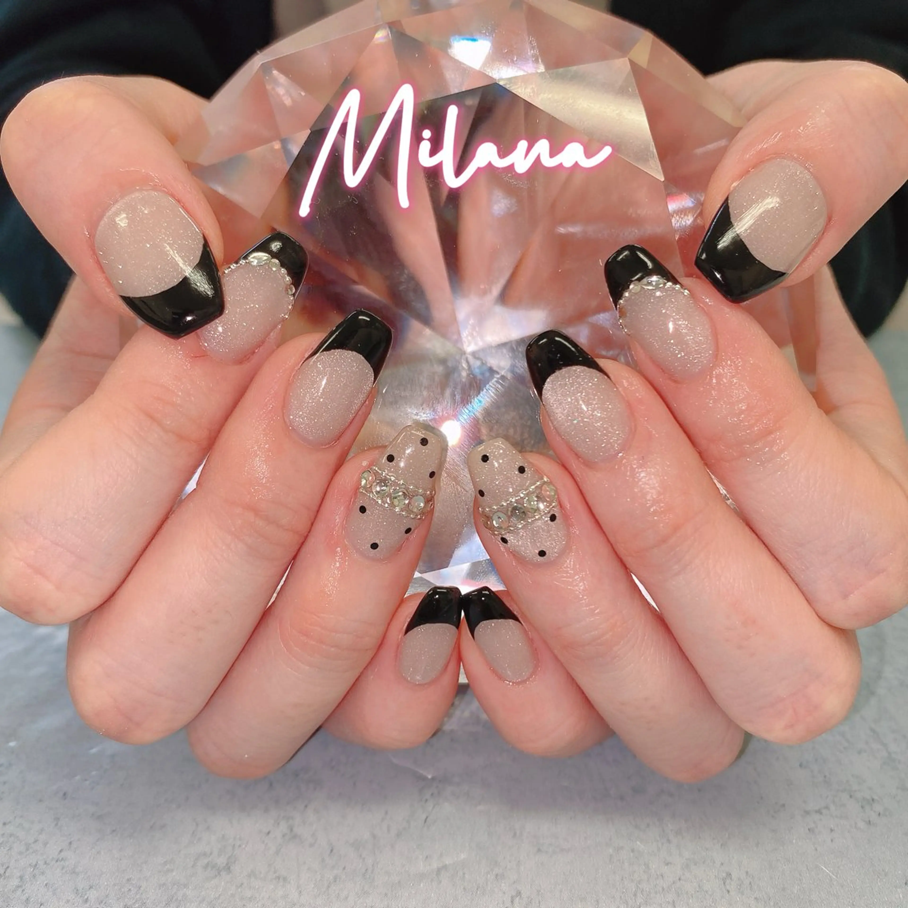 ネイル フレンチネイル ハンドネイル Milana （研修生メニュー）のネイルデザイン