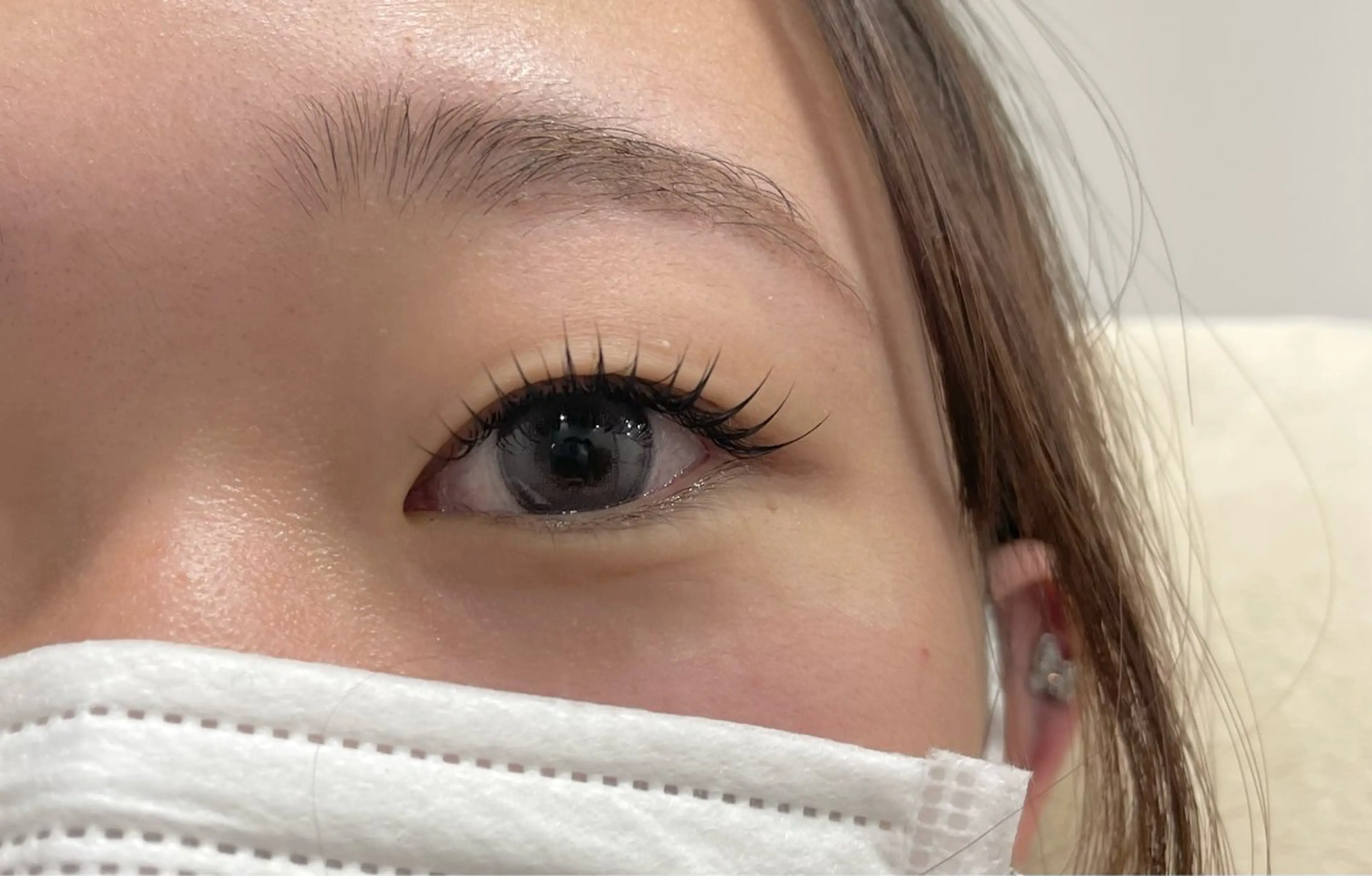 マツエク・マツパ 束感まつ毛 Cカール フラットラッシュ Jカール 目尻長め マツエク Fuka (ふうか)のマツエク・マツパデザイン