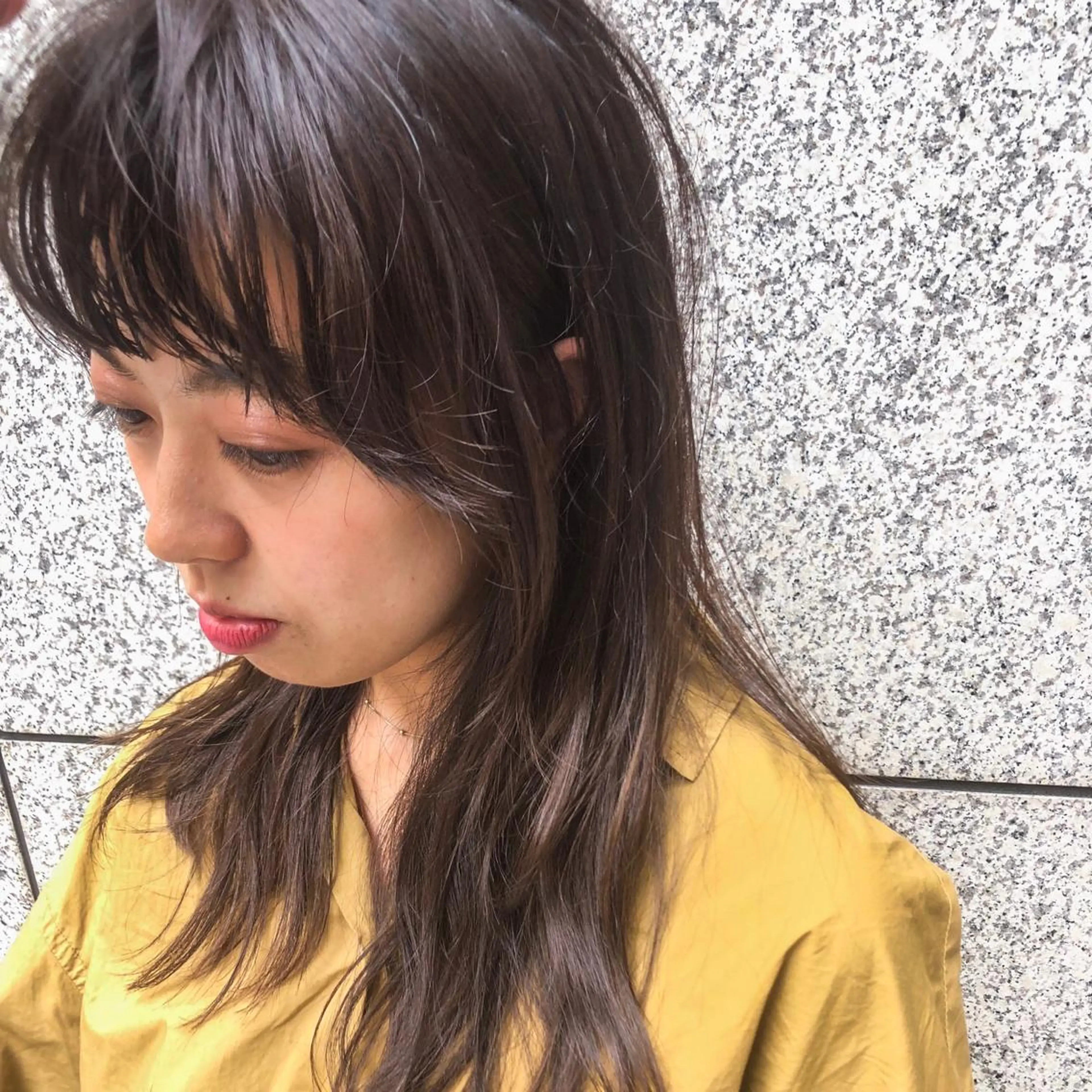 ロング ヘアカラー nessヤマサキ リュウタのヘアスタイル