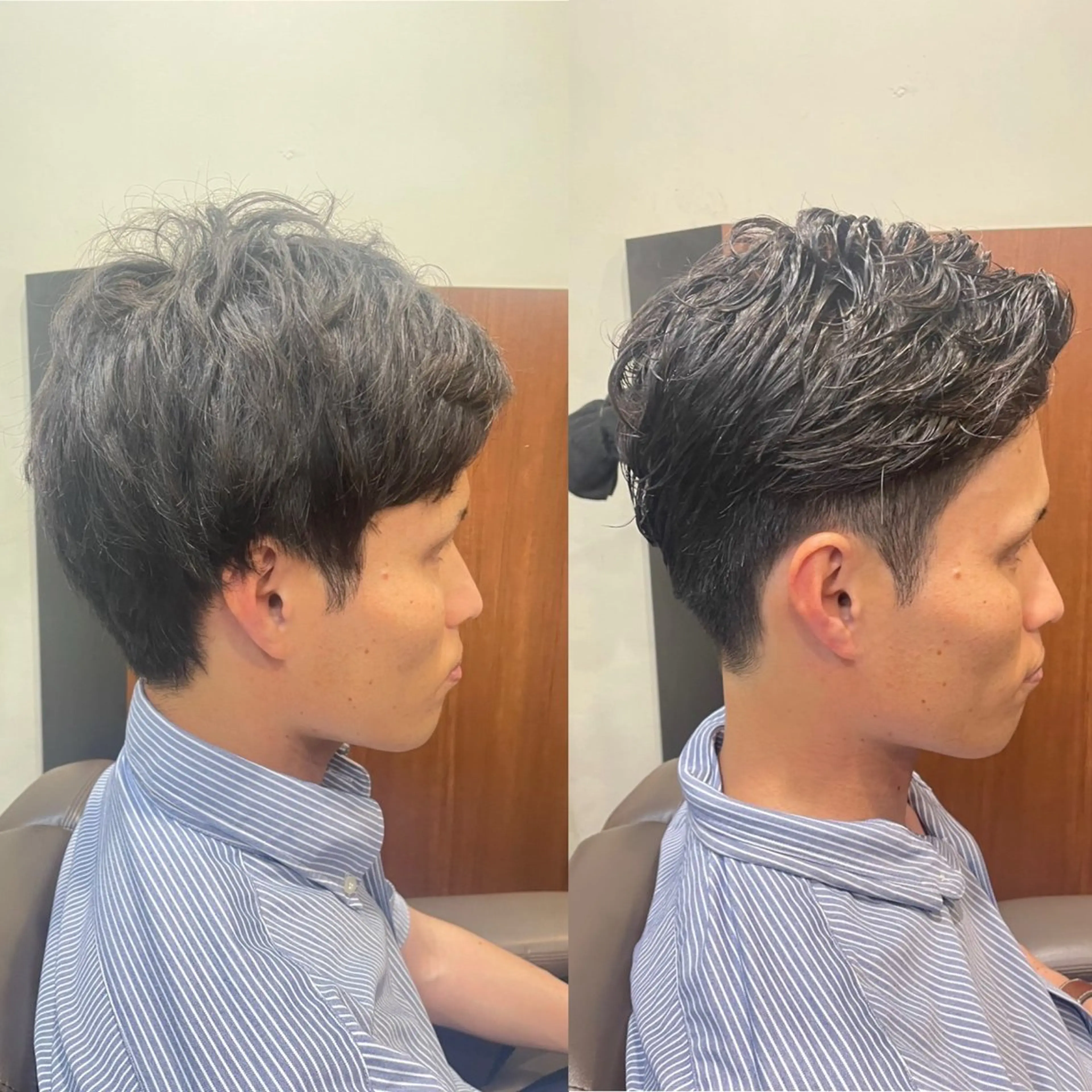 ショート パーマ メンズ 💈トレサンパ 💈金山駅✂︎愛実のヘアスタイル