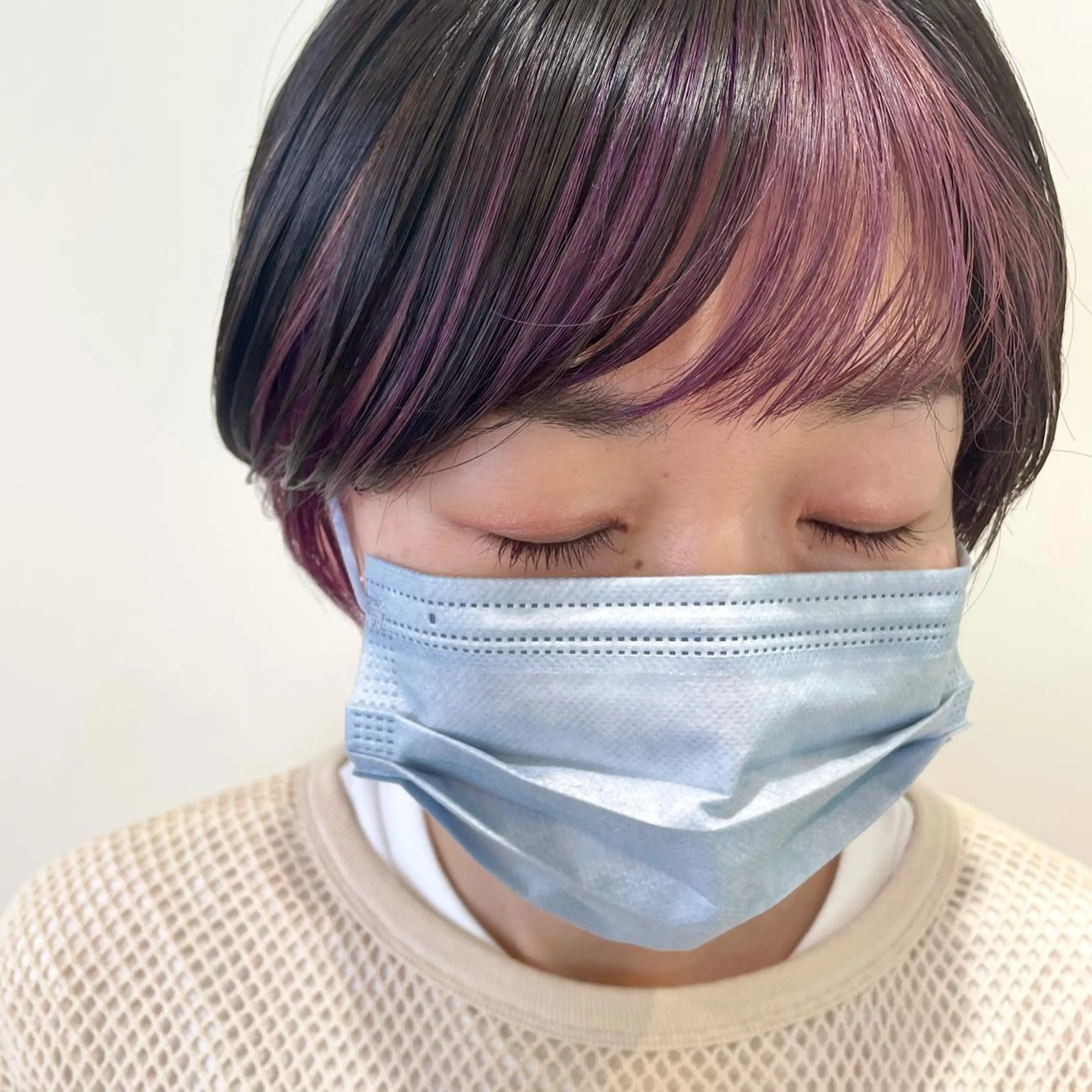 ショート カラー スナコザワ レナのヘアスタイル