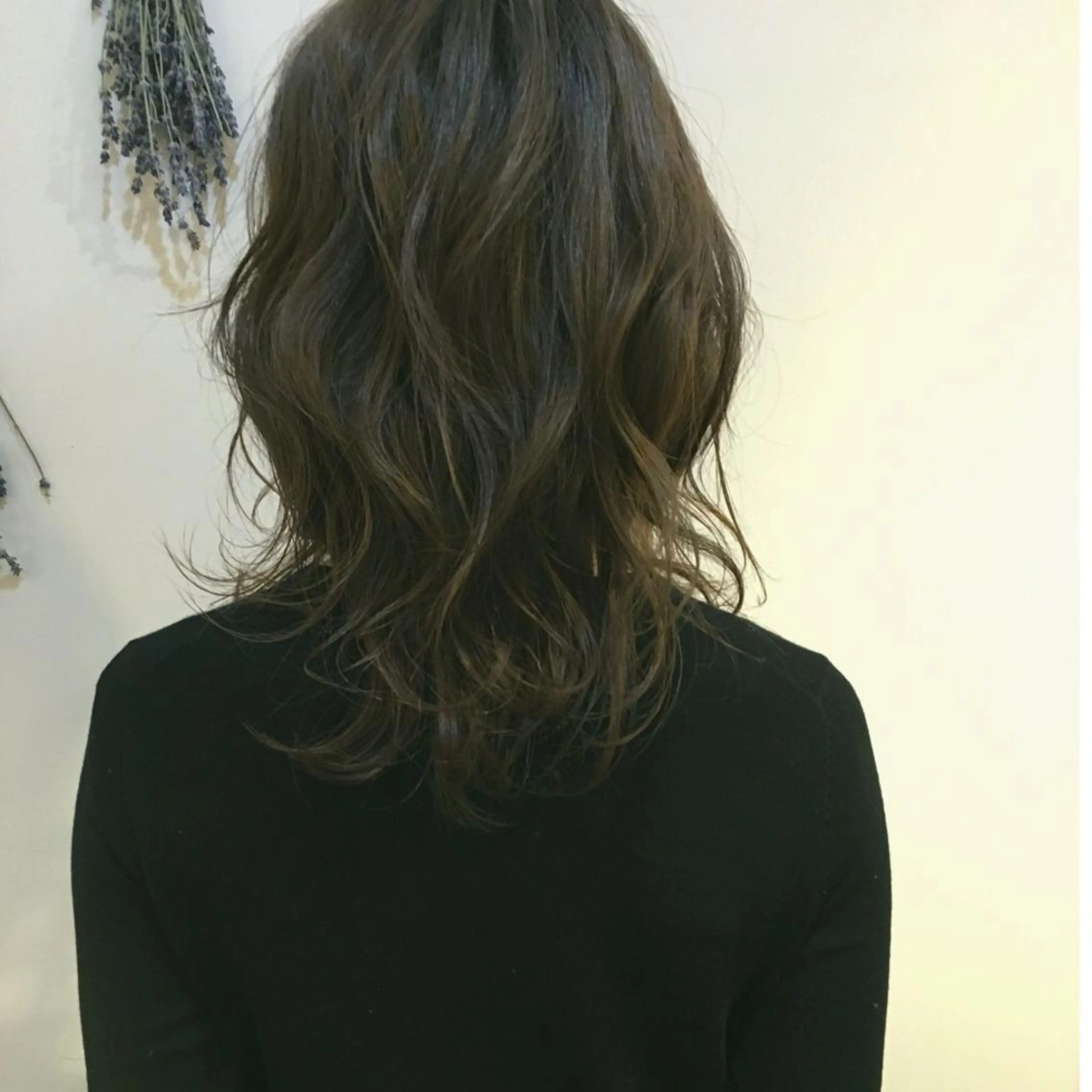 カラー カット パーマ トリートメント ヘッドスパ 奈良橋 彩圭のヘアスタイル