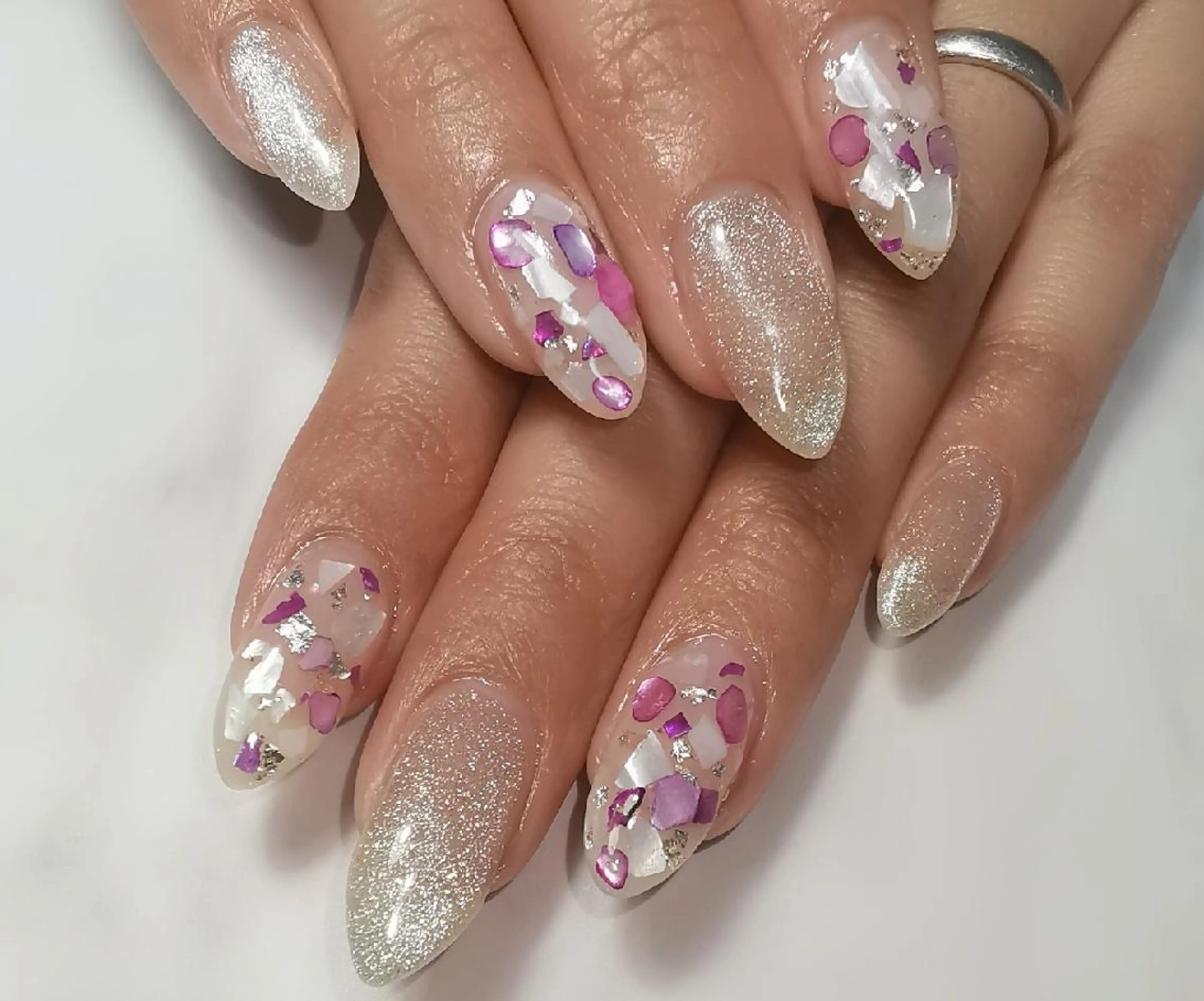 ネイル マグネットネイル ハンドネイル reve あやののネイルデザイン