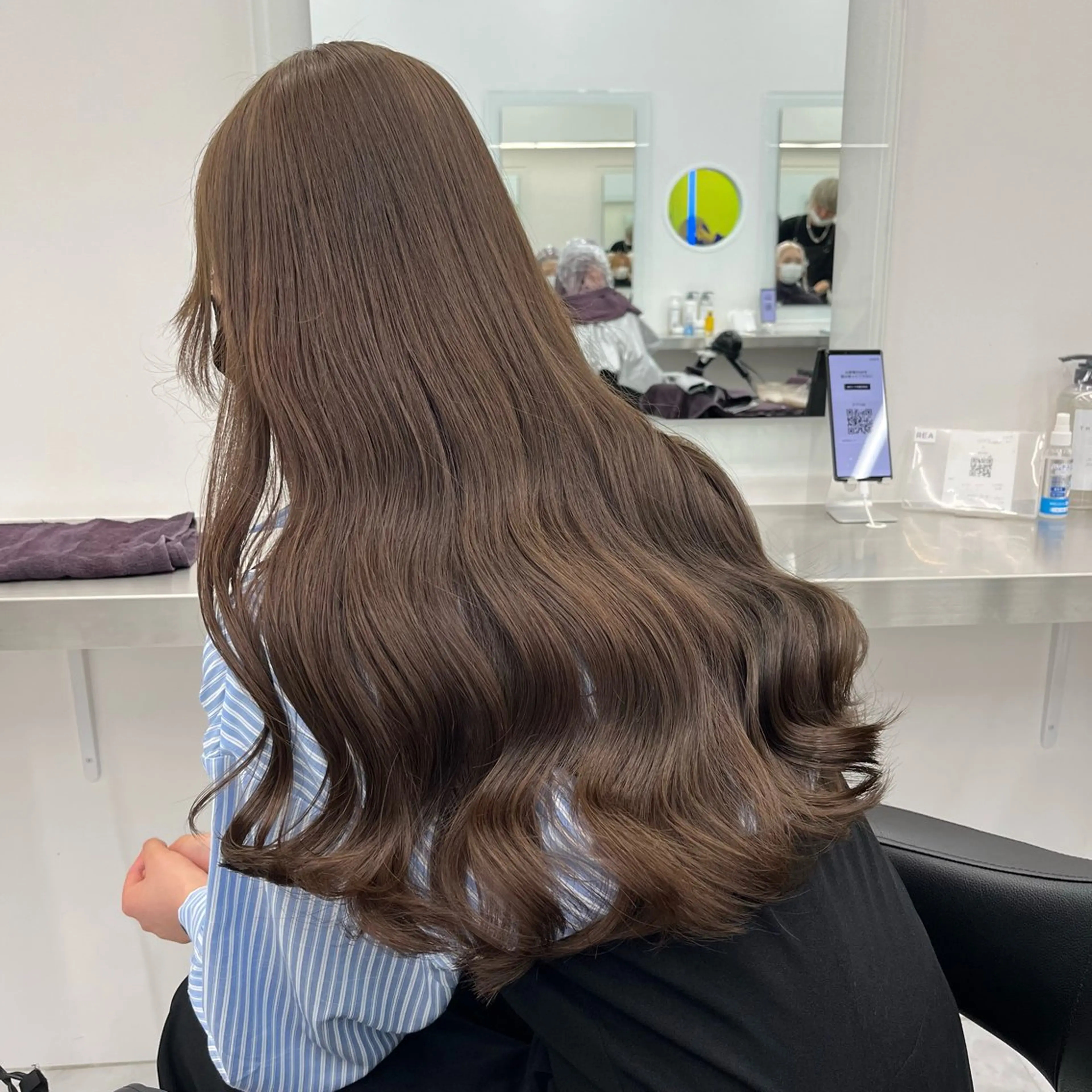 セミロング カラー ヘアカラー 韓国トレンドカット カラー🤍しゅうじのヘアスタイル