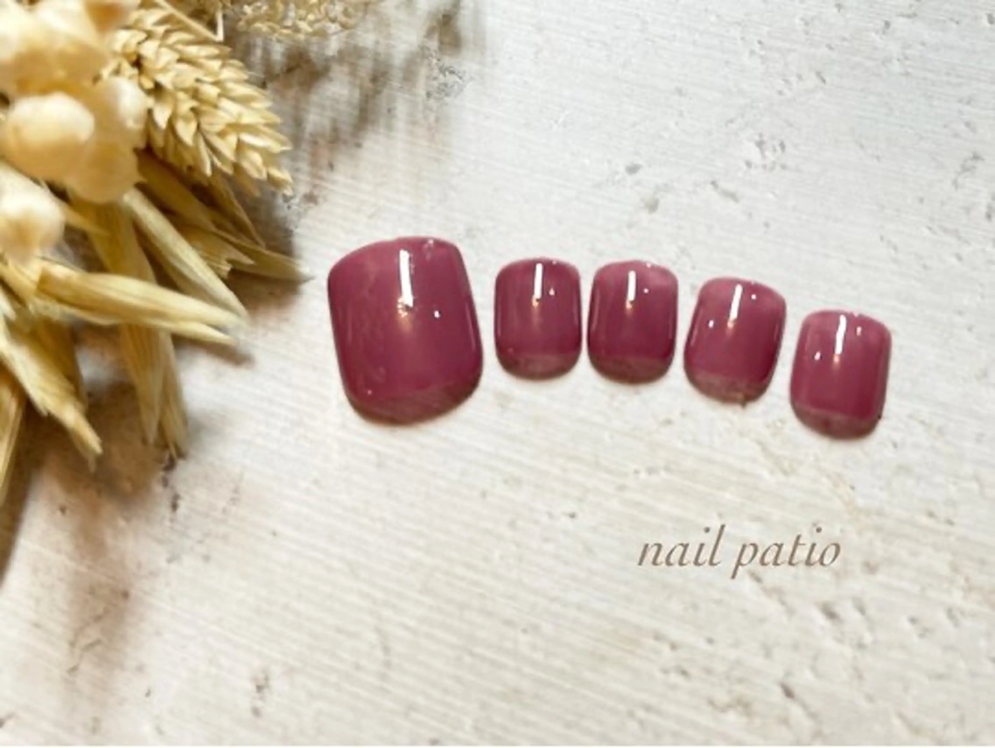 ネイル フットネイル nail patio 新越谷 yukiのネイルデザイン