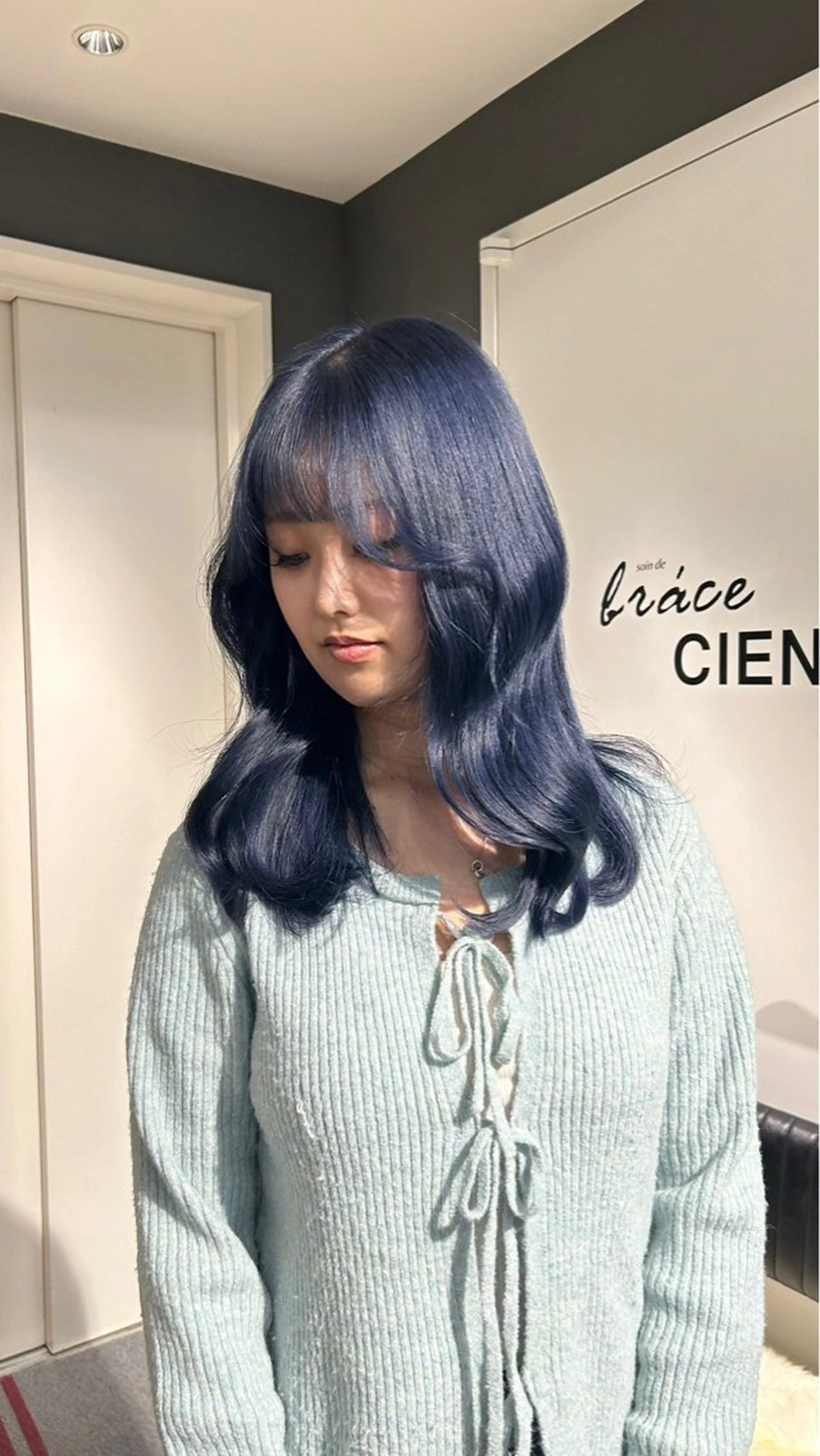 セミロング 💎艶カラー+美髪 +髪質改善💎のヘアスタイル