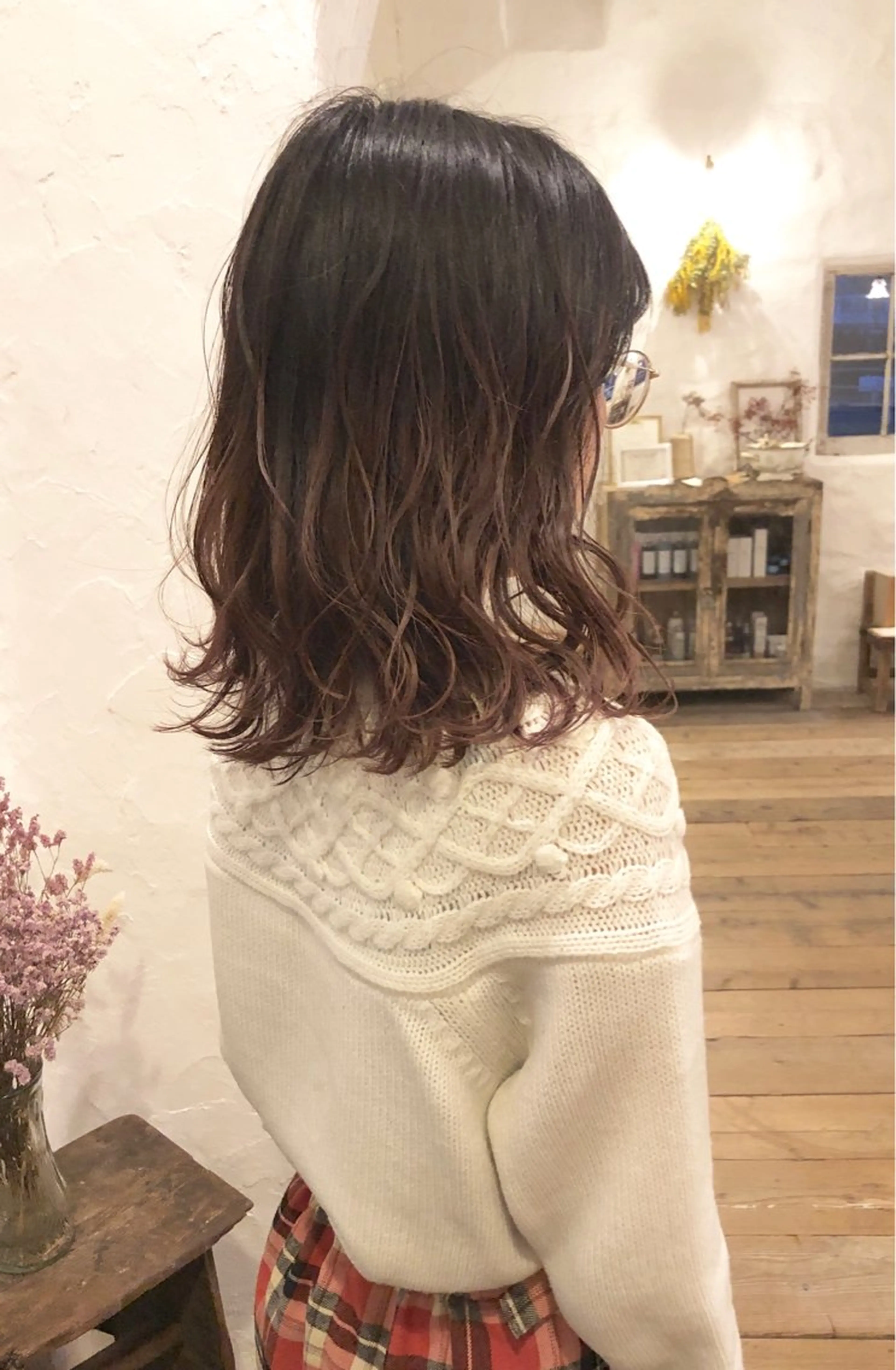 ミディアム 寺田 順哉のヘアスタイル