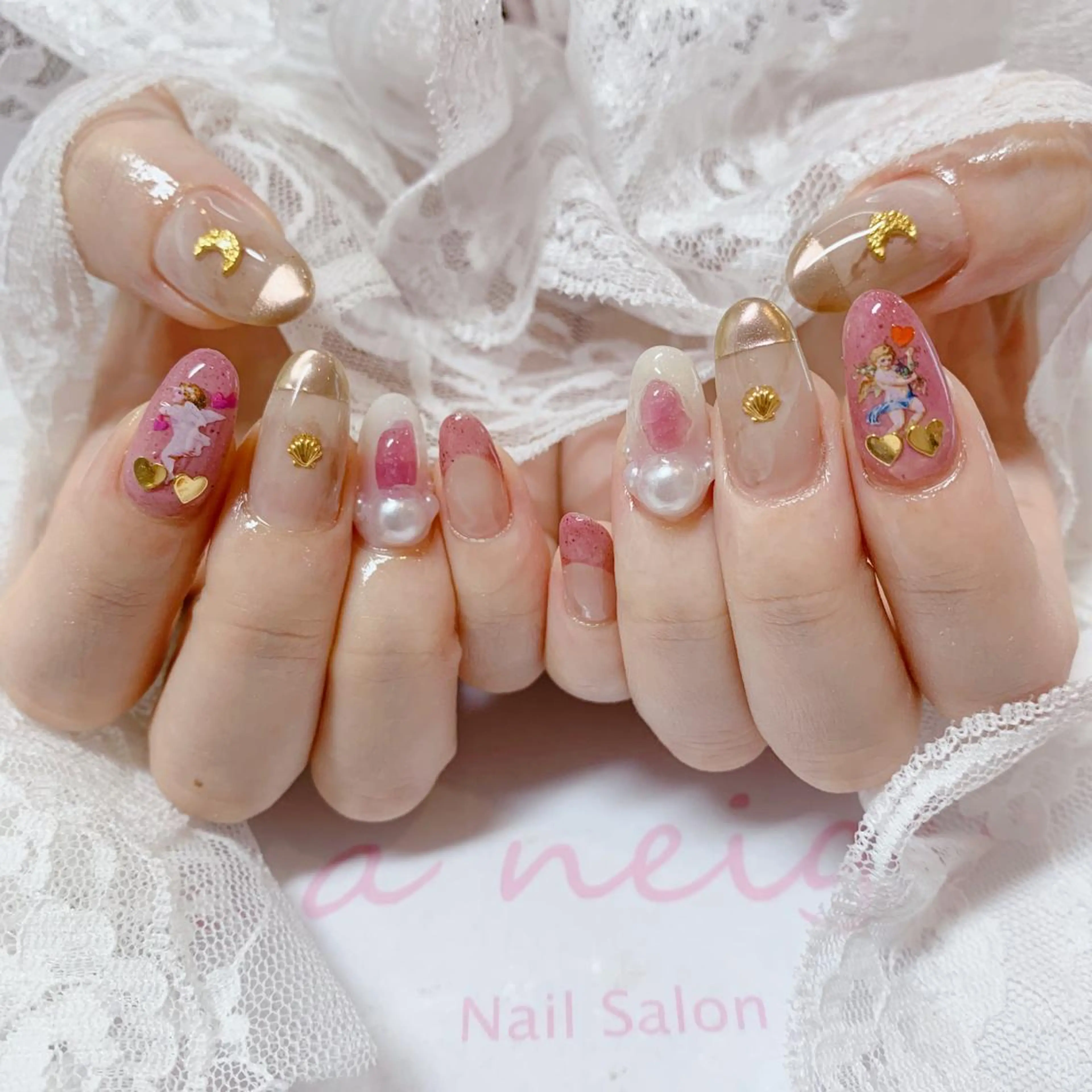 ネイル ハンドネイル La neige* yuki 🐩🌙のネイルデザイン