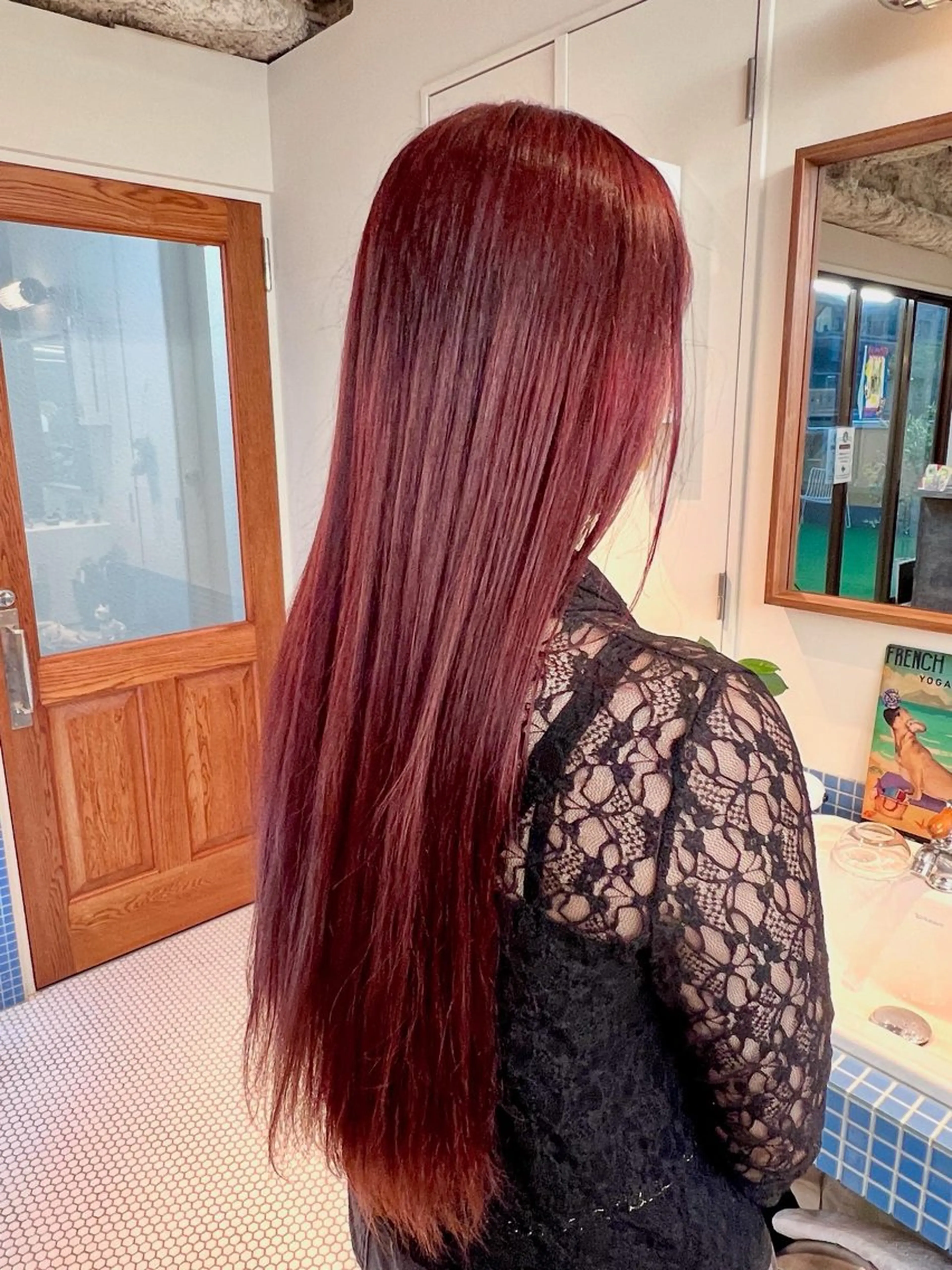 ロング カラー 👽RARA/ 艶カラー/港区芝浦のヘアスタイル