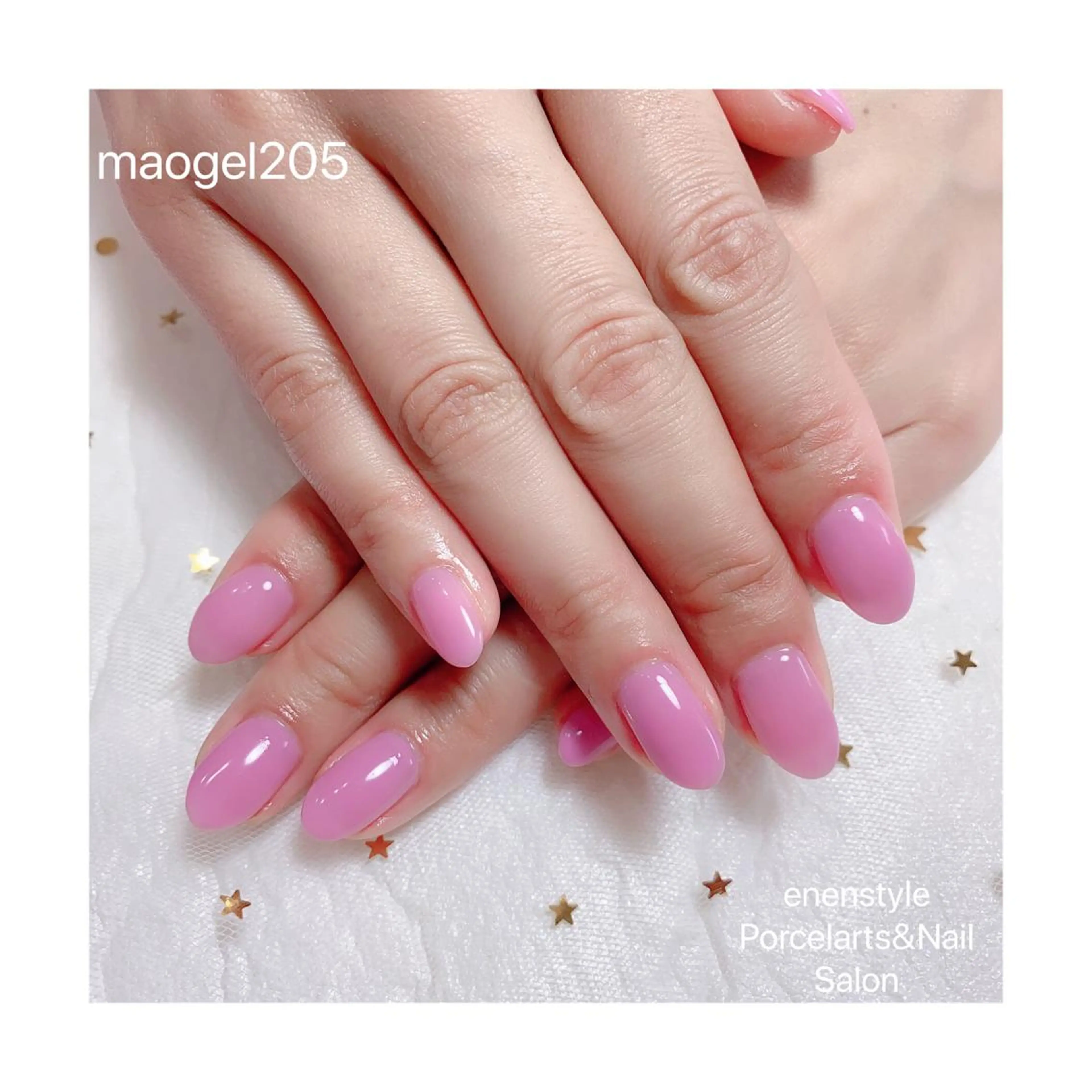 ミディアム ネイル ジェルネイル ニュアンスネイル オフィスネイル ワンカラーネイル パラジェル 👑enen style👑のネイルデザイン