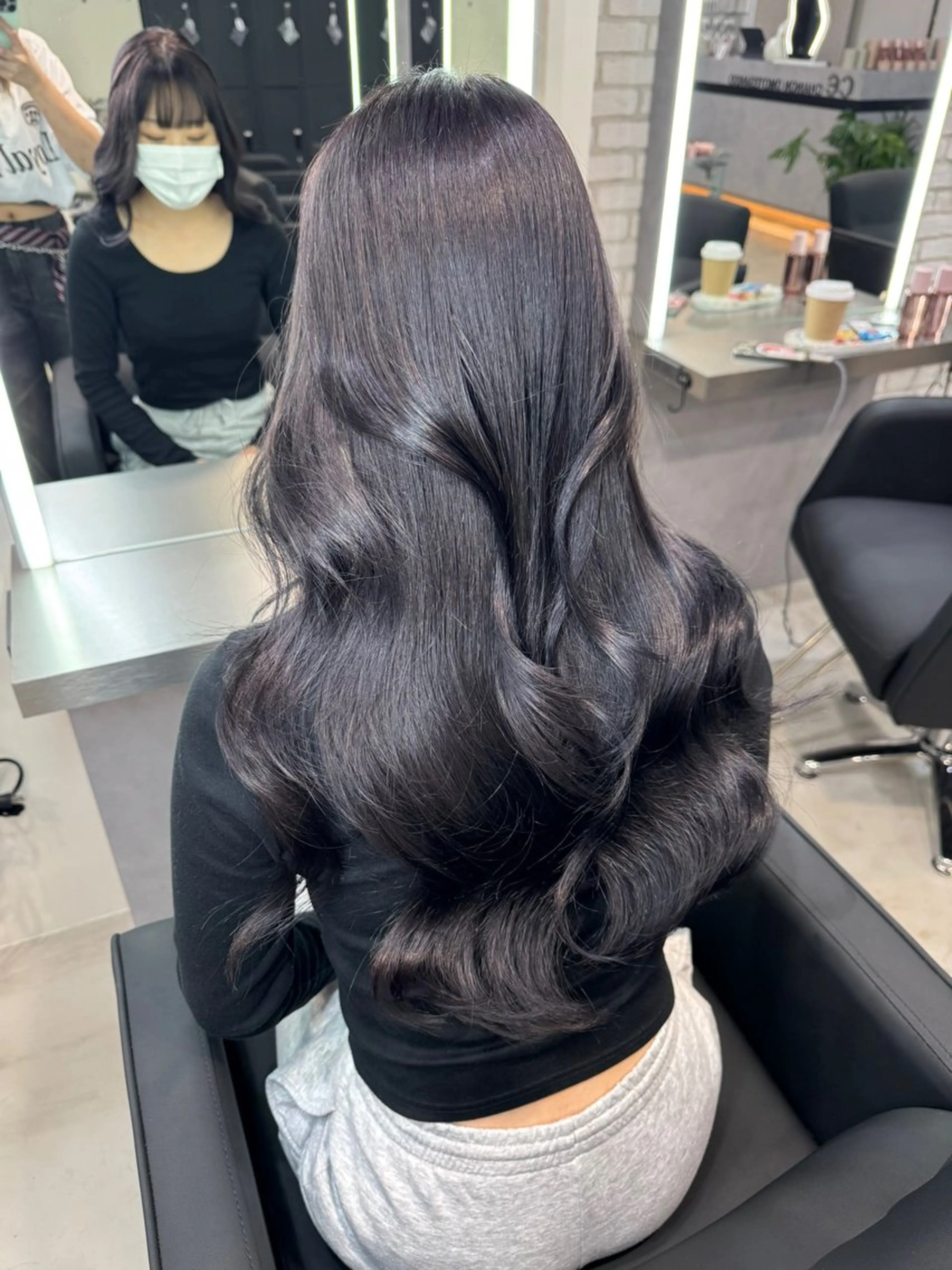 ロング カラー 艶カラー♡クール トレンドヘア♡アユミのヘアスタイル