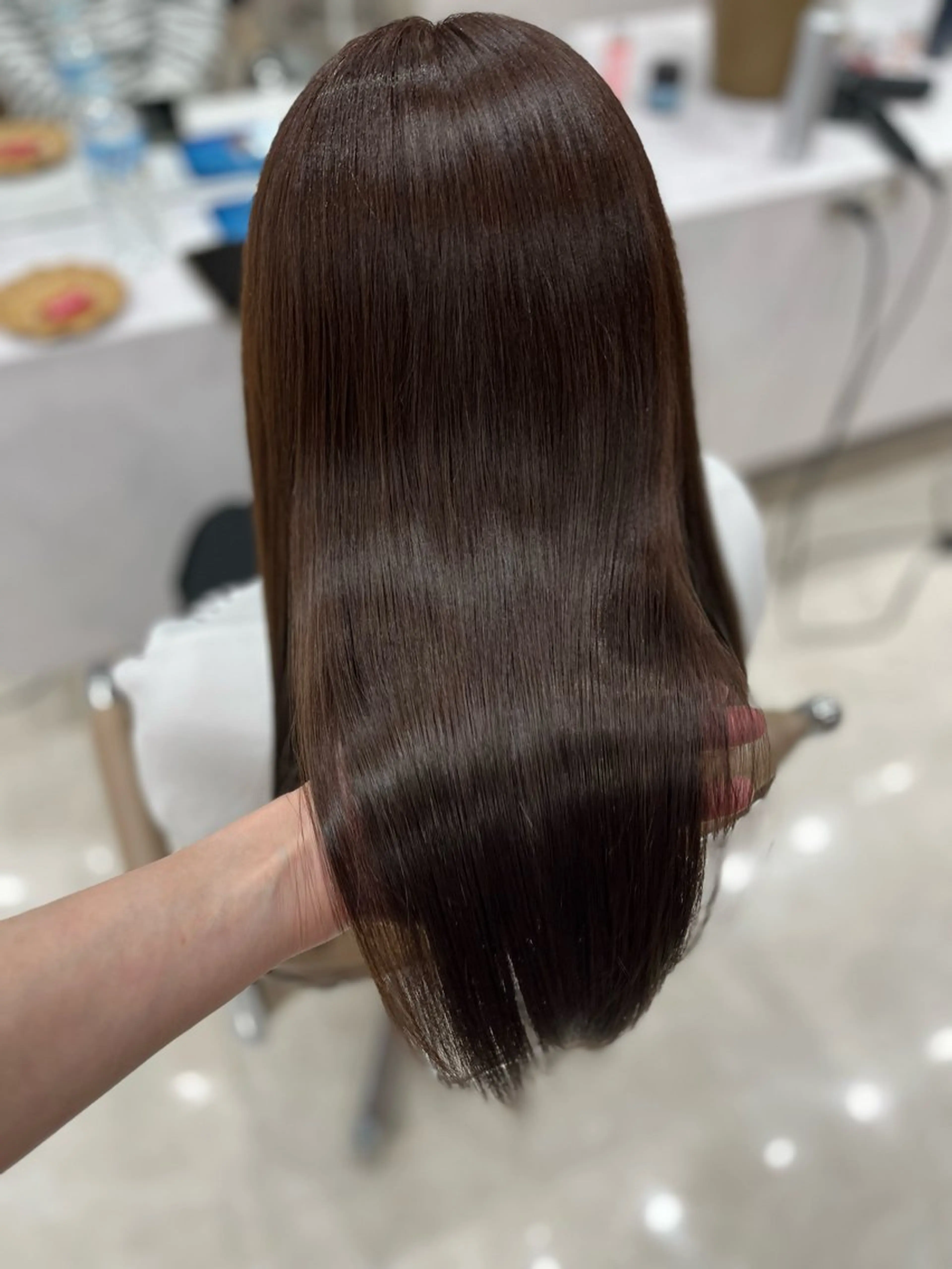 ロング カラー ブラウンカラー ヘアカラー トリートメント 🫧ぷる艶カラー🫧 Yuubi🦩のヘアスタイル