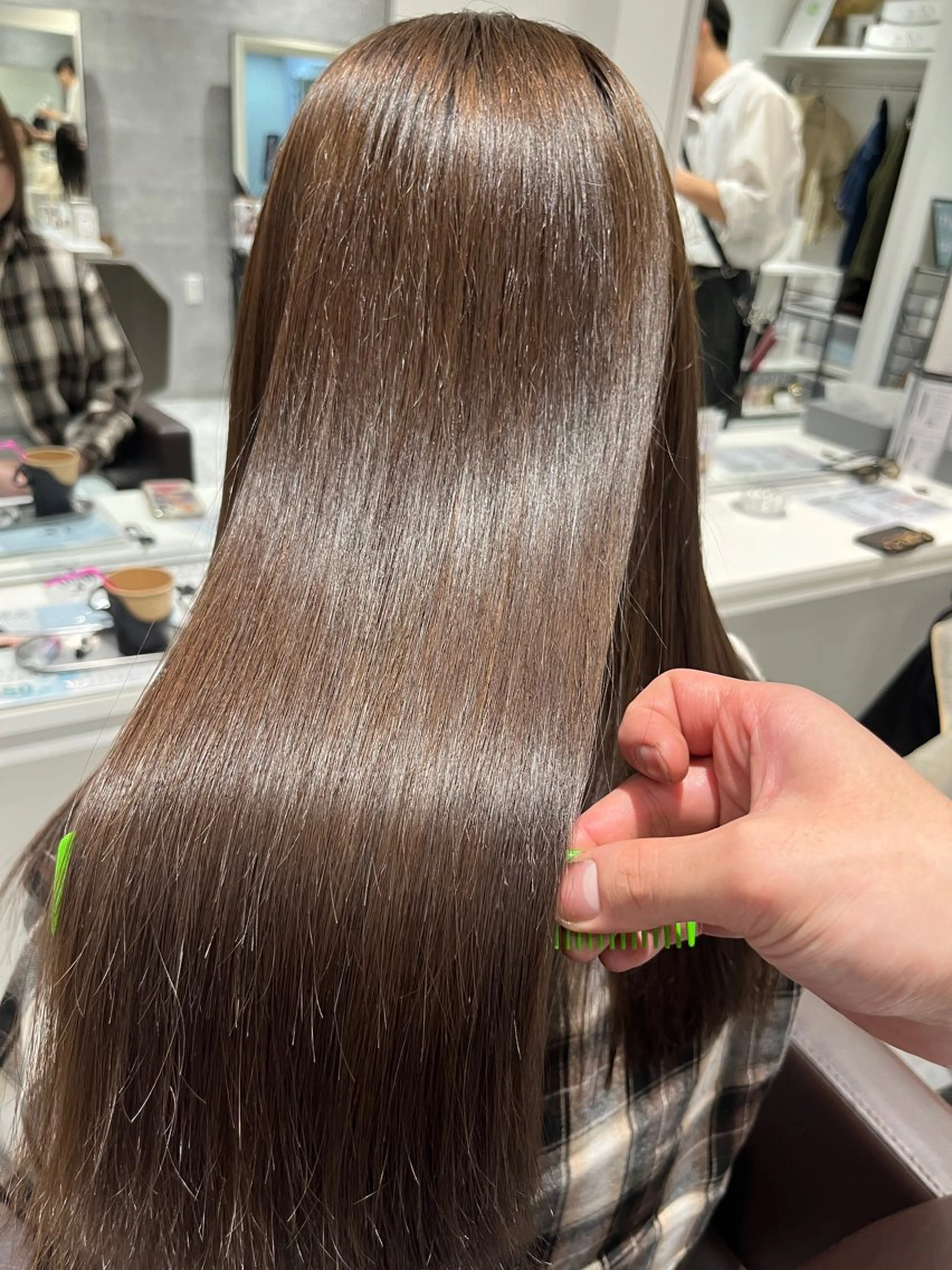 ロング カラー カット ヘアカラー Grow by NYNY 坂本 理輝のヘアスタイル