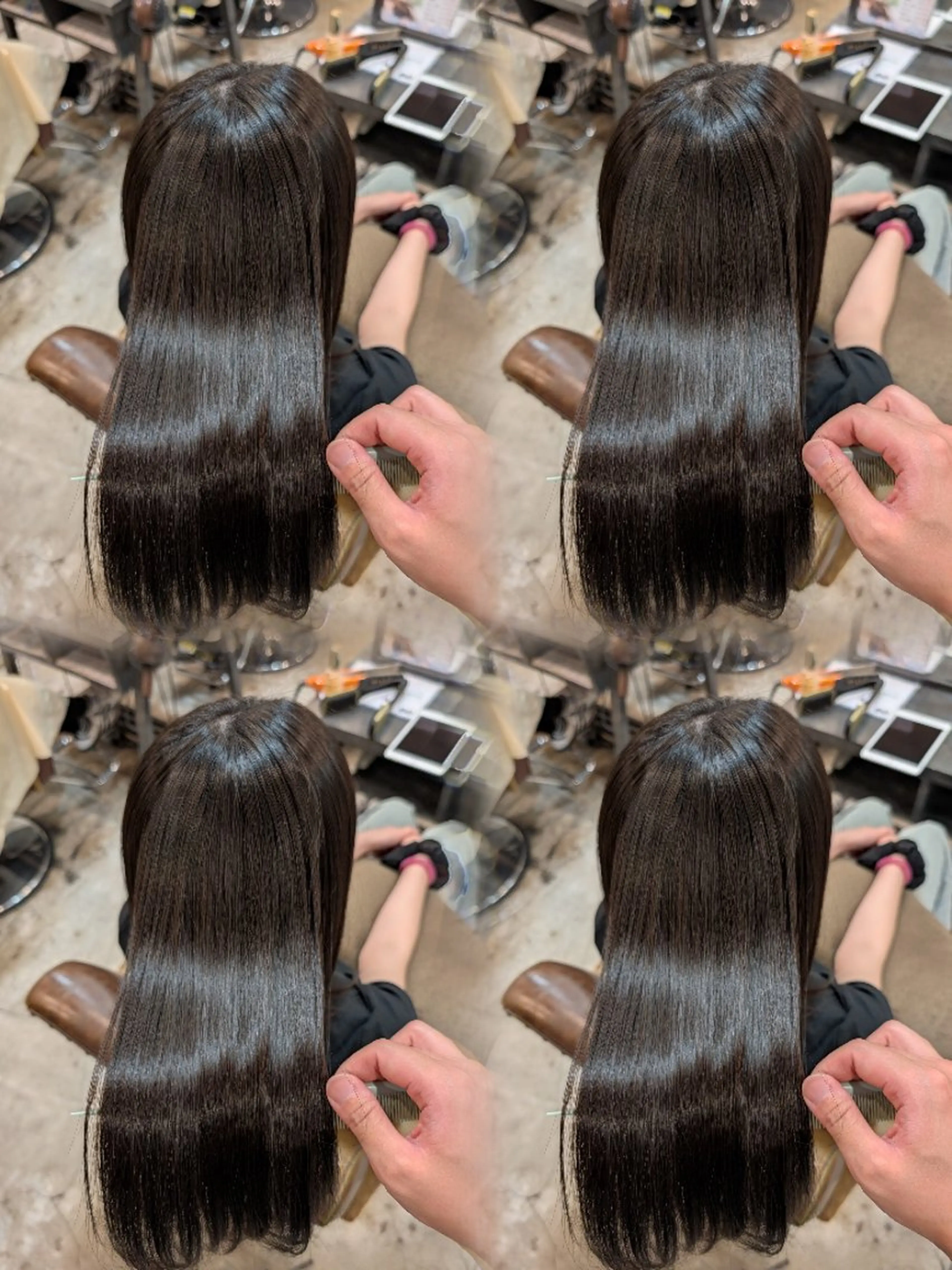 カット＋縮毛矯正＋トリートメントの写真