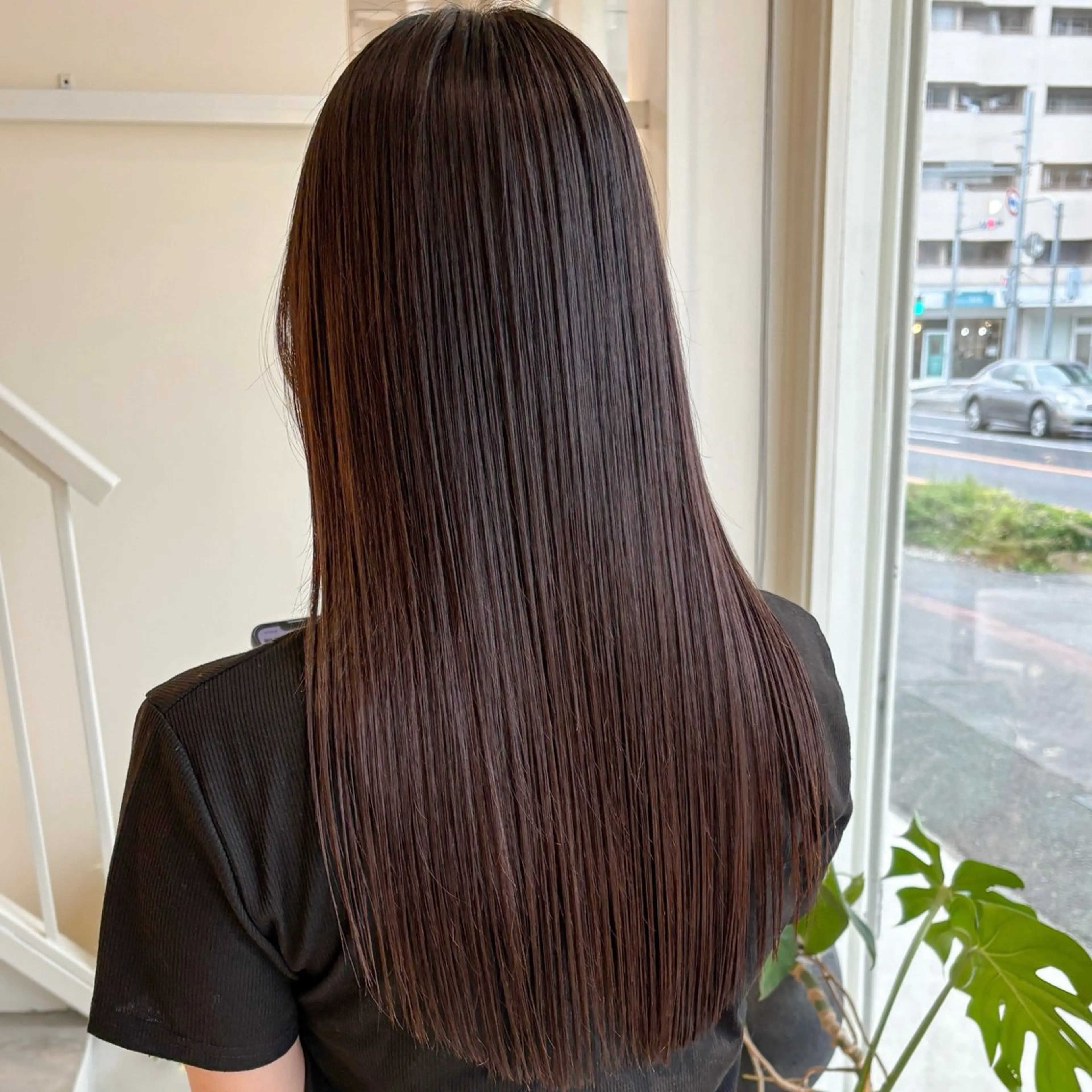 ロング 安西 香利奈のヘアスタイル