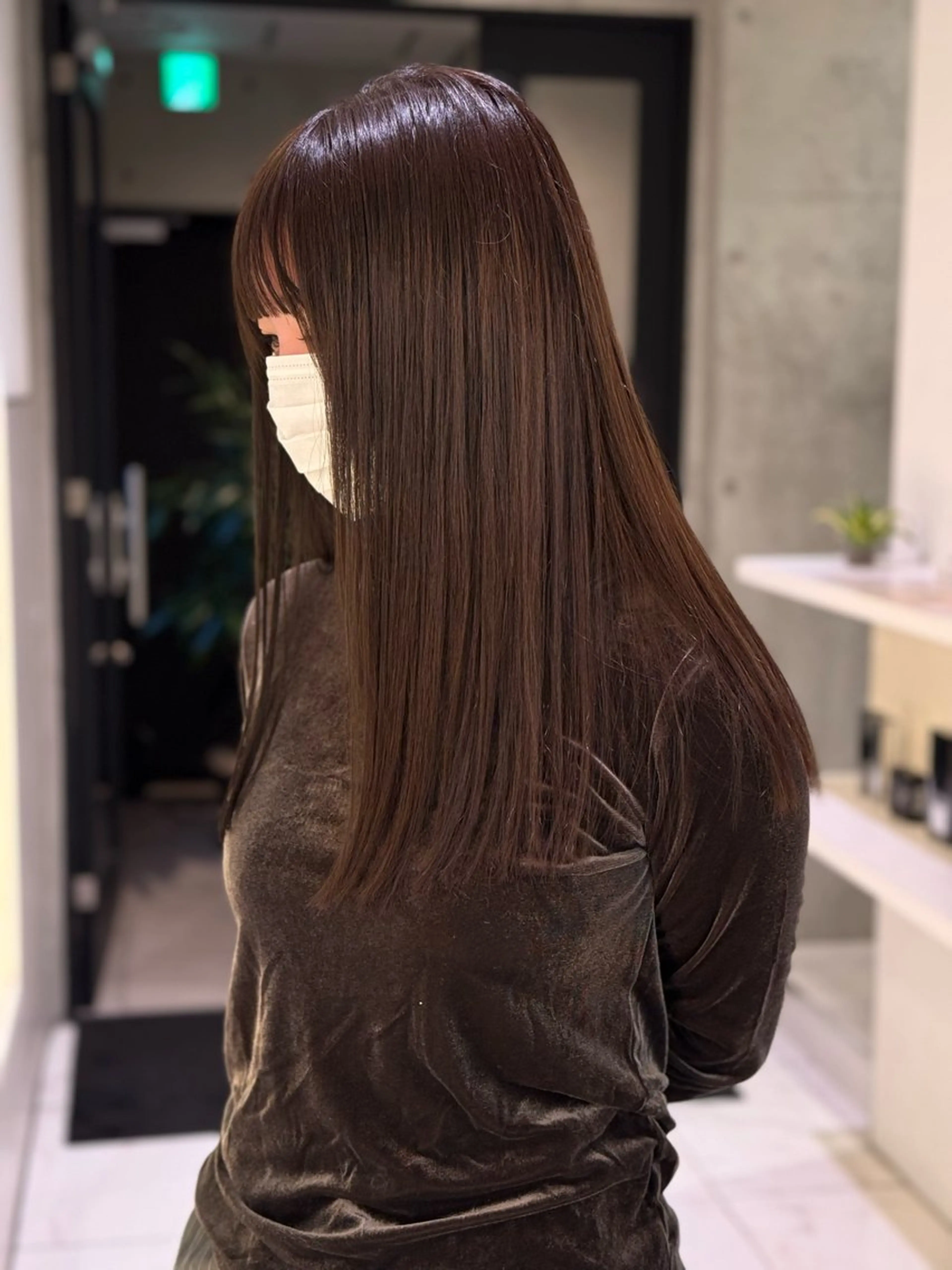 カラー ダブルカラー ヘアカラー sena⌇ベージュ⌇ ブリーチなしWカラーのヘアスタイル