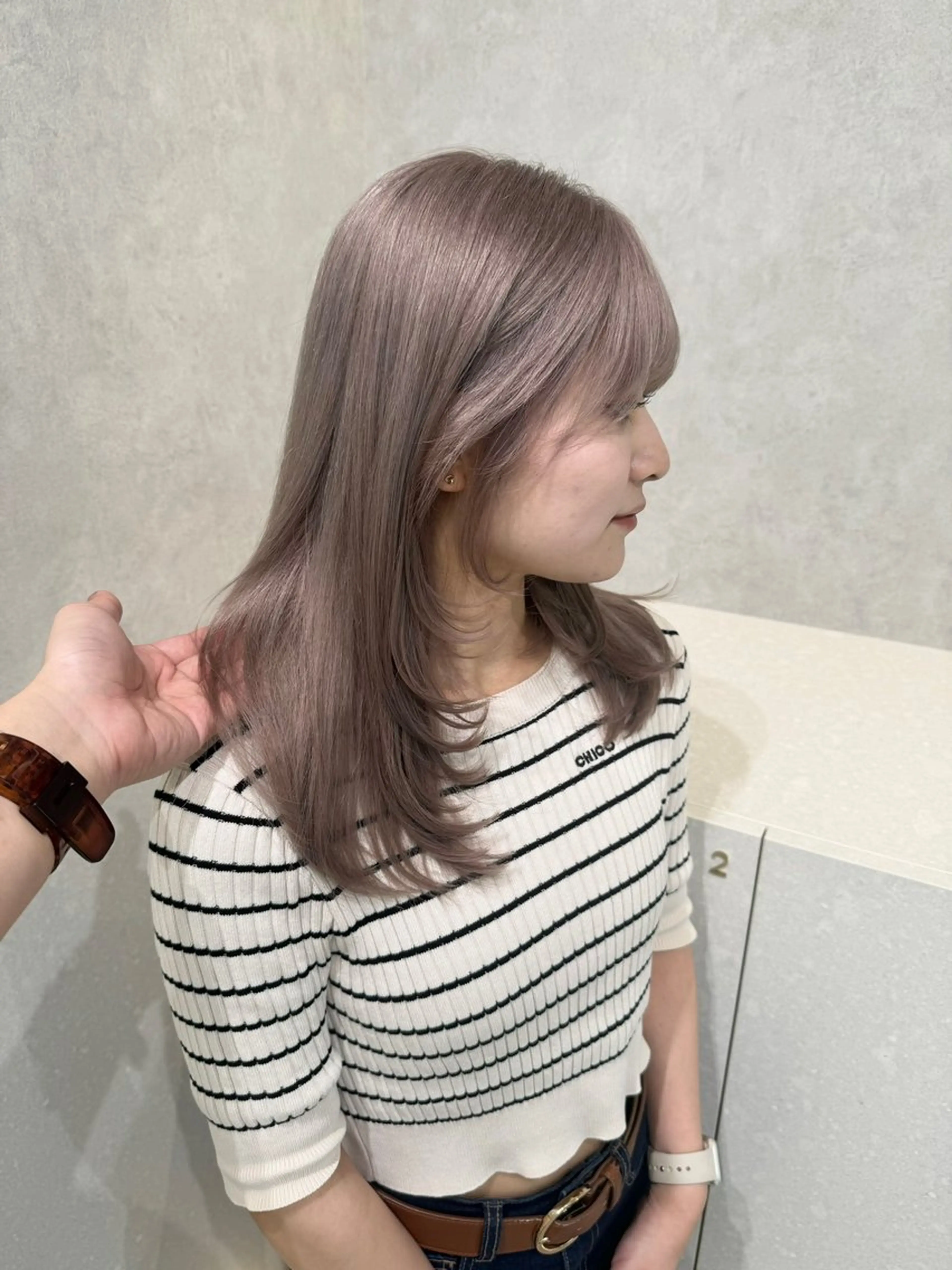 カラー グレージュ カット ヘアカラー トリートメント 《ブリーチ/赤み消し /髪質改善》若松良樹のヘアスタイル