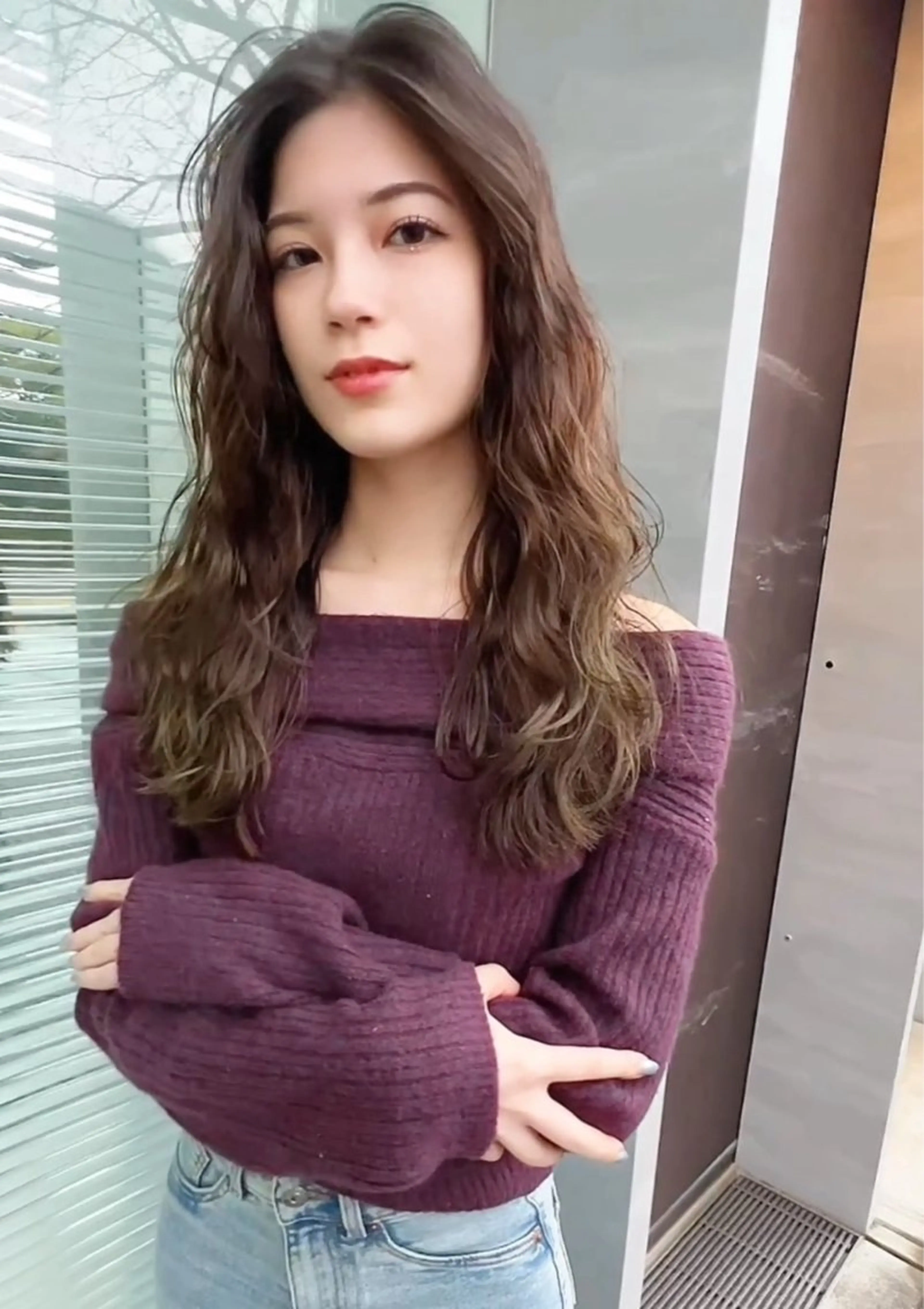 ロング カラー カット ヘアカラー トリートメント qpula クプラのヘアスタイル