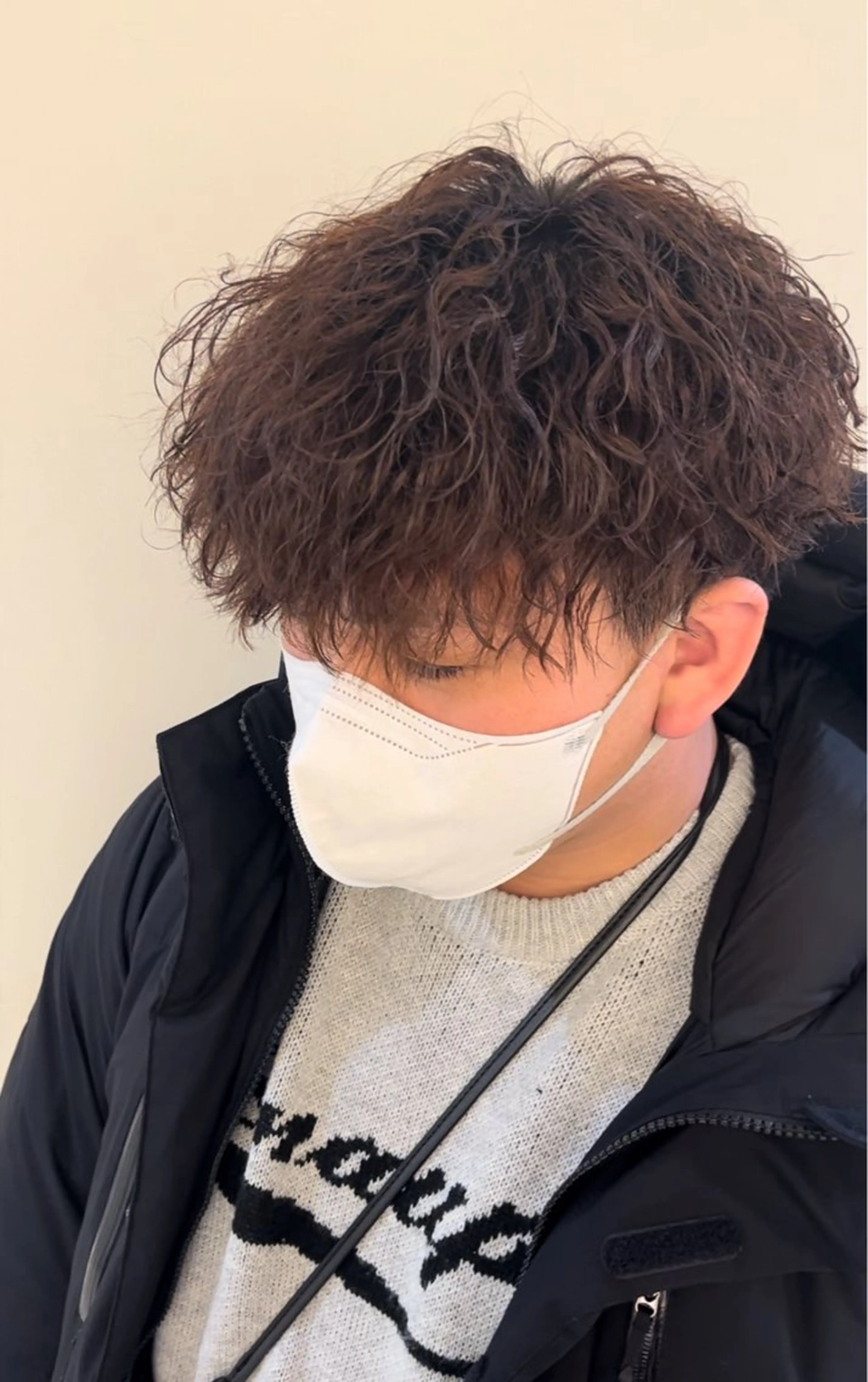 ショート パーマ メンズ 波巻きパーマ 嵯峨 大地／パーマ／ ハード系／特殊系のヘアスタイル